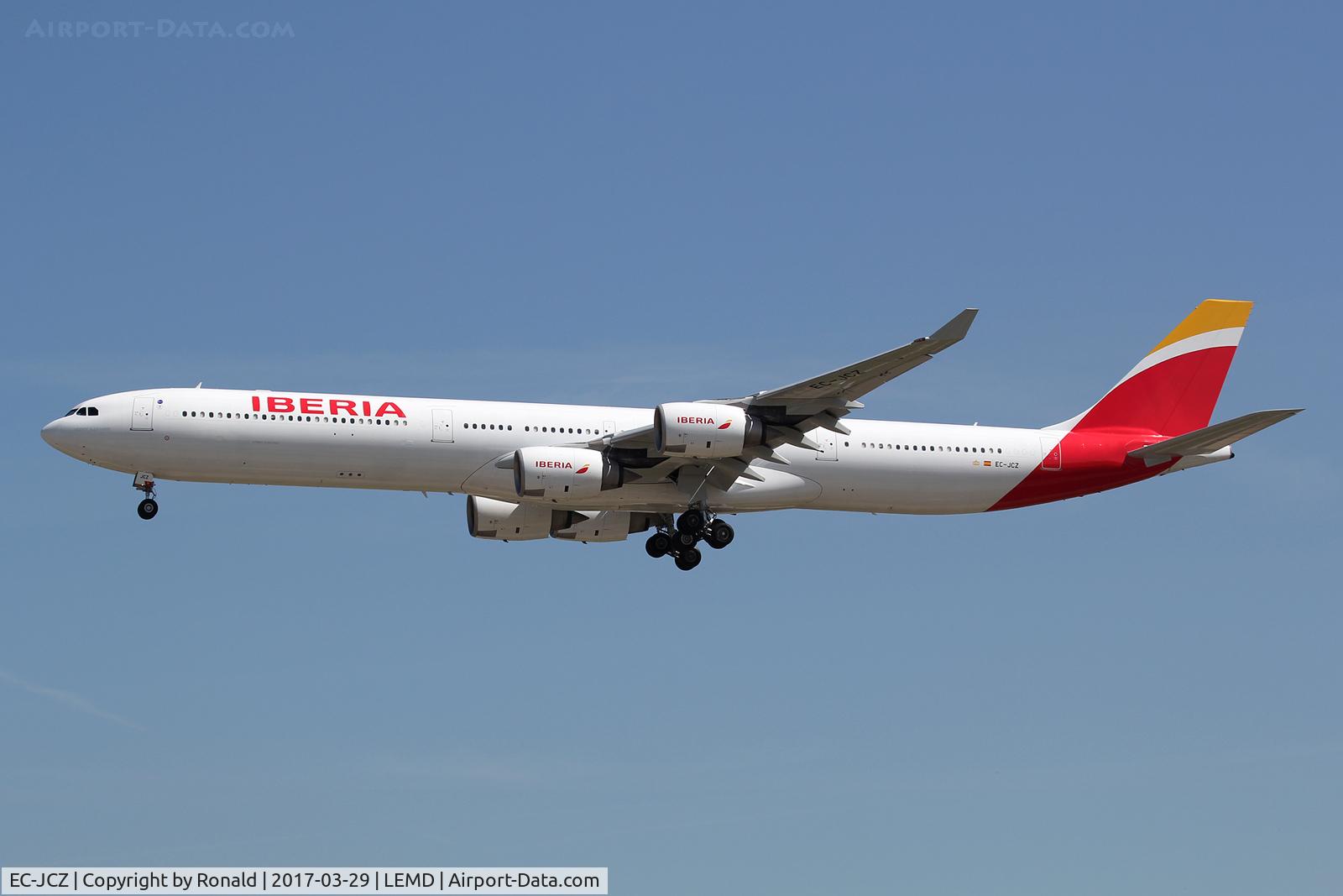 EC-JCZ, 2005 Airbus A340-642 C/N 619, at mad