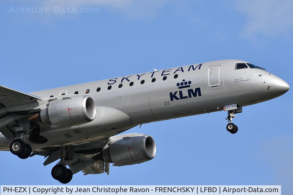 PH-EZX, 2012 Embraer 190LR (ERJ-190-100LR) C/N 19000545, KLM Skyteam c/s