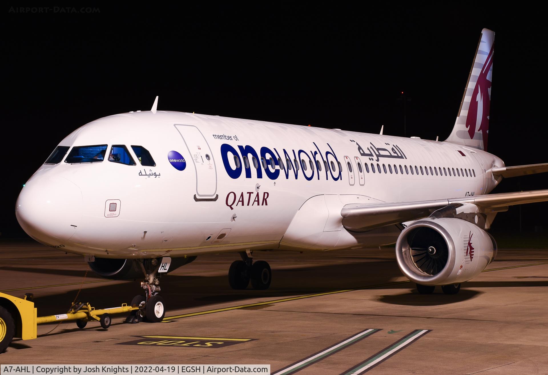A7-AHL, 2011 Airbus A320-232 C/N 4802, On Stand After Respray.