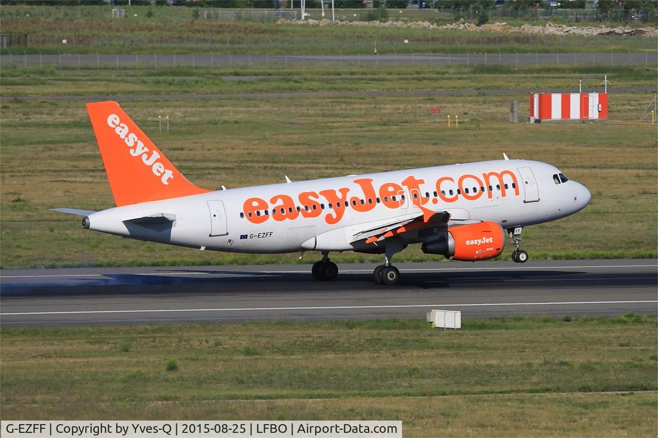 G-EZFF, 2009 Airbus A319-111 C/N 3844, Airbus A319-111, Landing rwy 14R, Toulouse-Blagnac airport (LFBO-TLS)