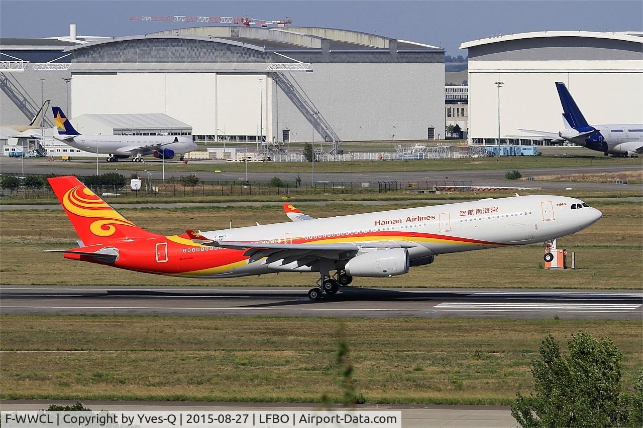 F-WWCL, 2015 Airbus A330-343 C/N 1656, Airbus A330-343, Landing rwy 14R, Toulouse-Blagnac Airport (LFBO-TLS)