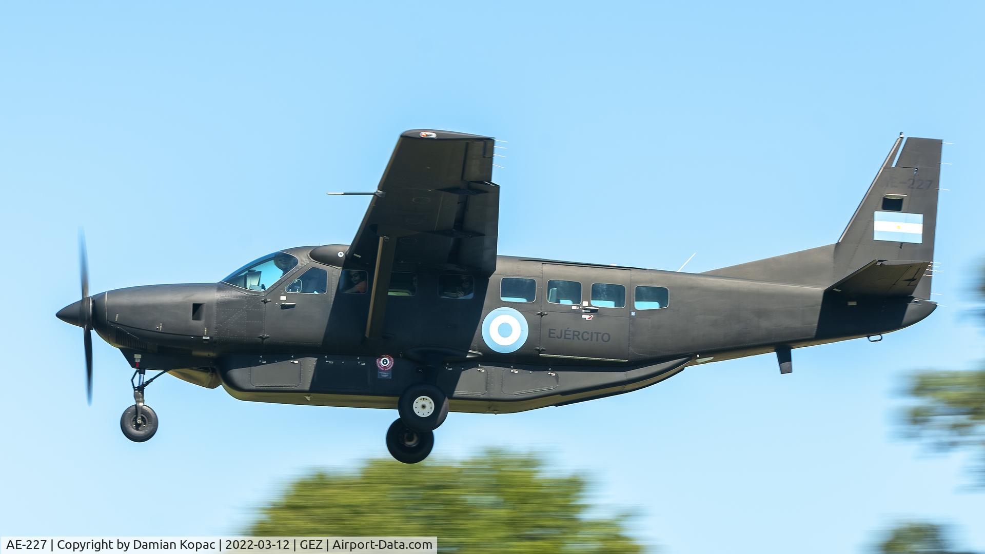 AE-227, 2016 Cessna 208B Grand Caravan EX C/N 208B-5319, LOwLow pass at the 2022 EAA Argentina air show held at General Rodriguez