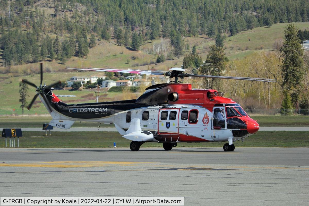 C-FRGB, Aerospatiale AS-332L-1 Super Puma Super Puma C/N 2317, Taxing, noisy machine