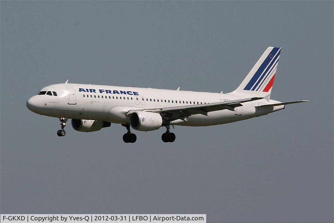 F-GKXD, 2002 Airbus A320-214 C/N 1873, Airbus A320-214, On final rwy 32L, Toulouse Blagnac Airport (LFBO-TLS)