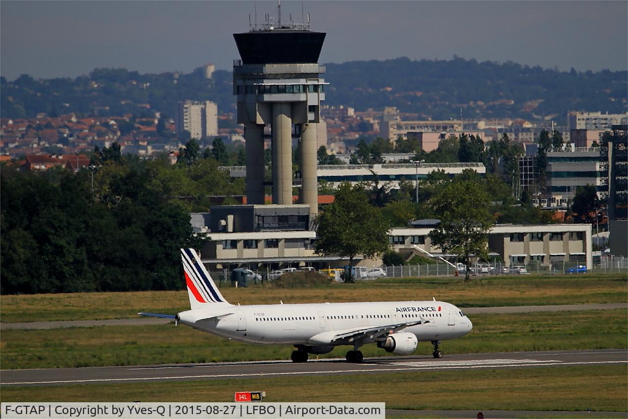 F-GTAP, 2008 Airbus A321-211 C/N 3372, Airbus A321-211 - Ready to take off rwy 14L, Toulouse-Blagnac airport (LFBO-TLS)