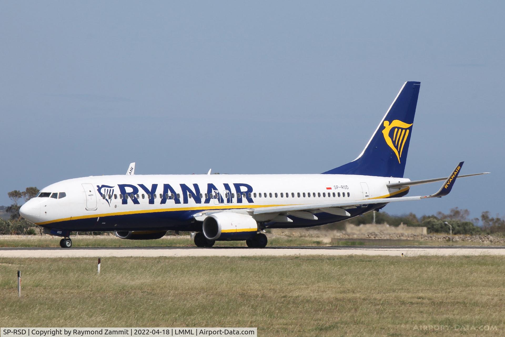 SP-RSD, 2018 Boeing 737-8AS C/N 44845, B737-800 SP-RSD Ryanair Sun