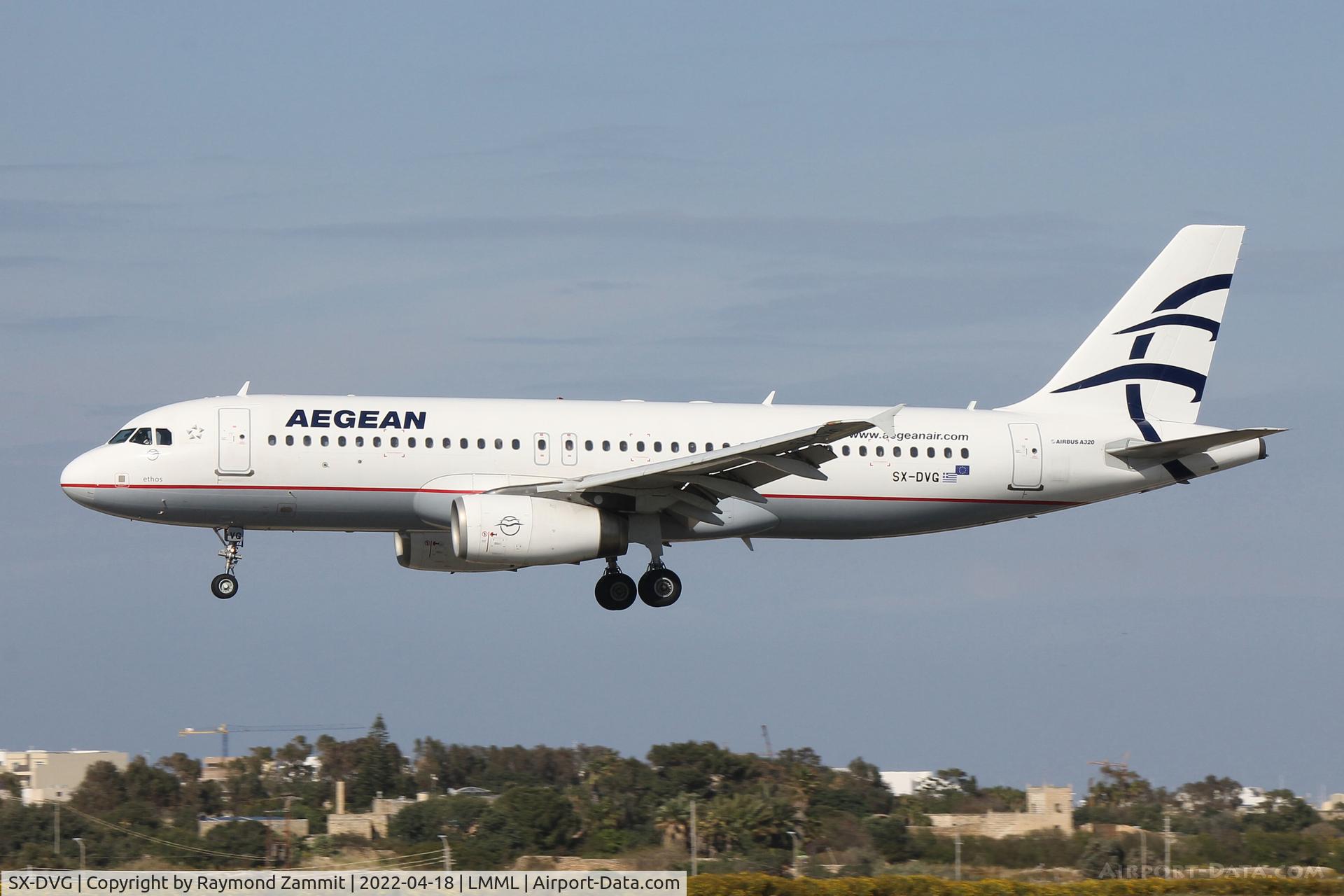 SX-DVG, 2006 Airbus A320-232 C/N 3033, A320 SX-DVG Aegean Airways