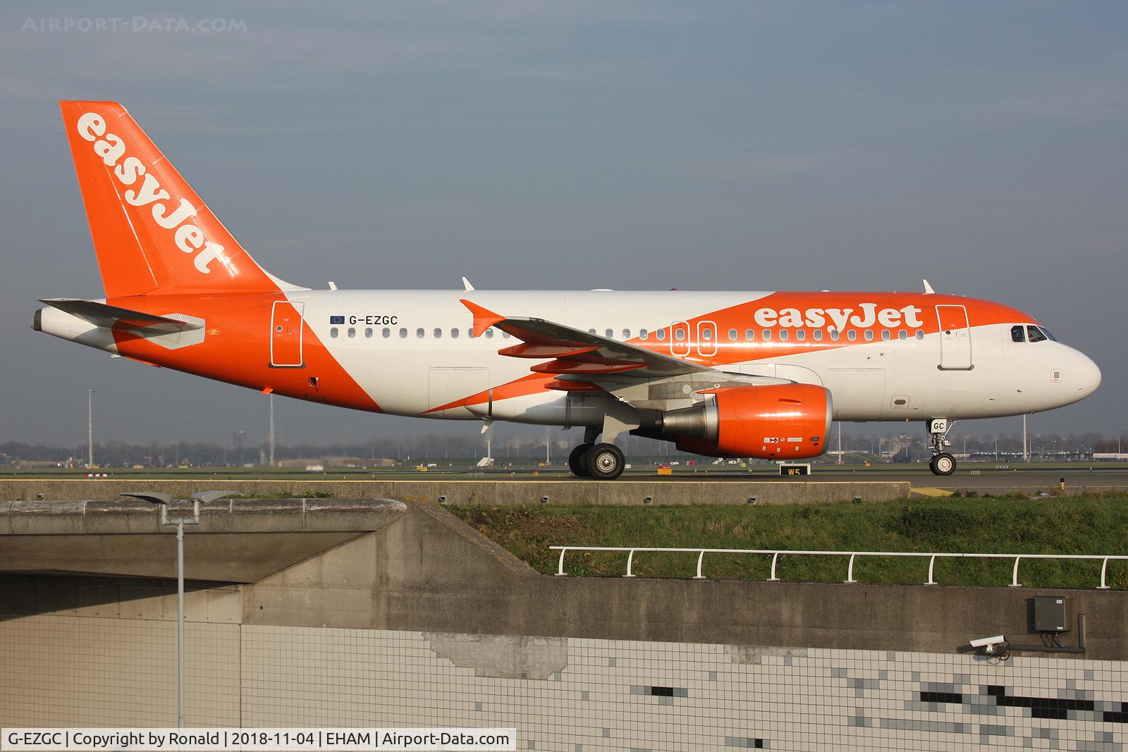 G-EZGC, 2010 Airbus A319-111 C/N 4444, at spl