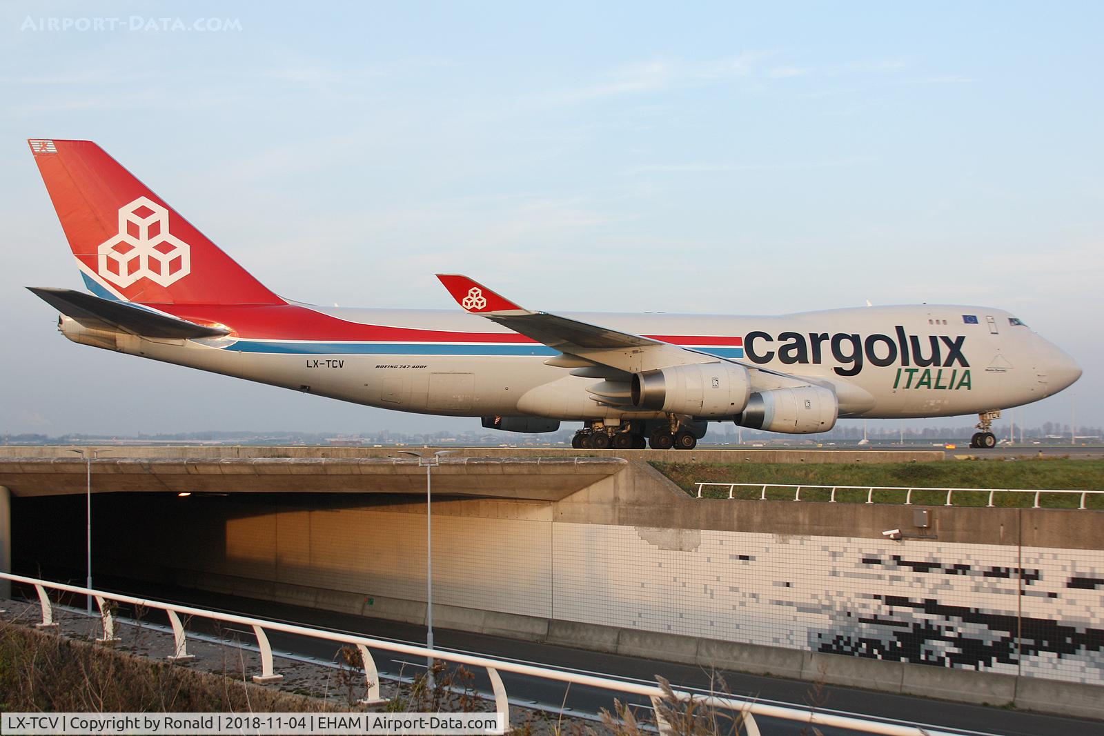 LX-TCV, 2002 Boeing 747-4R7F/SCD C/N 30401, at spl