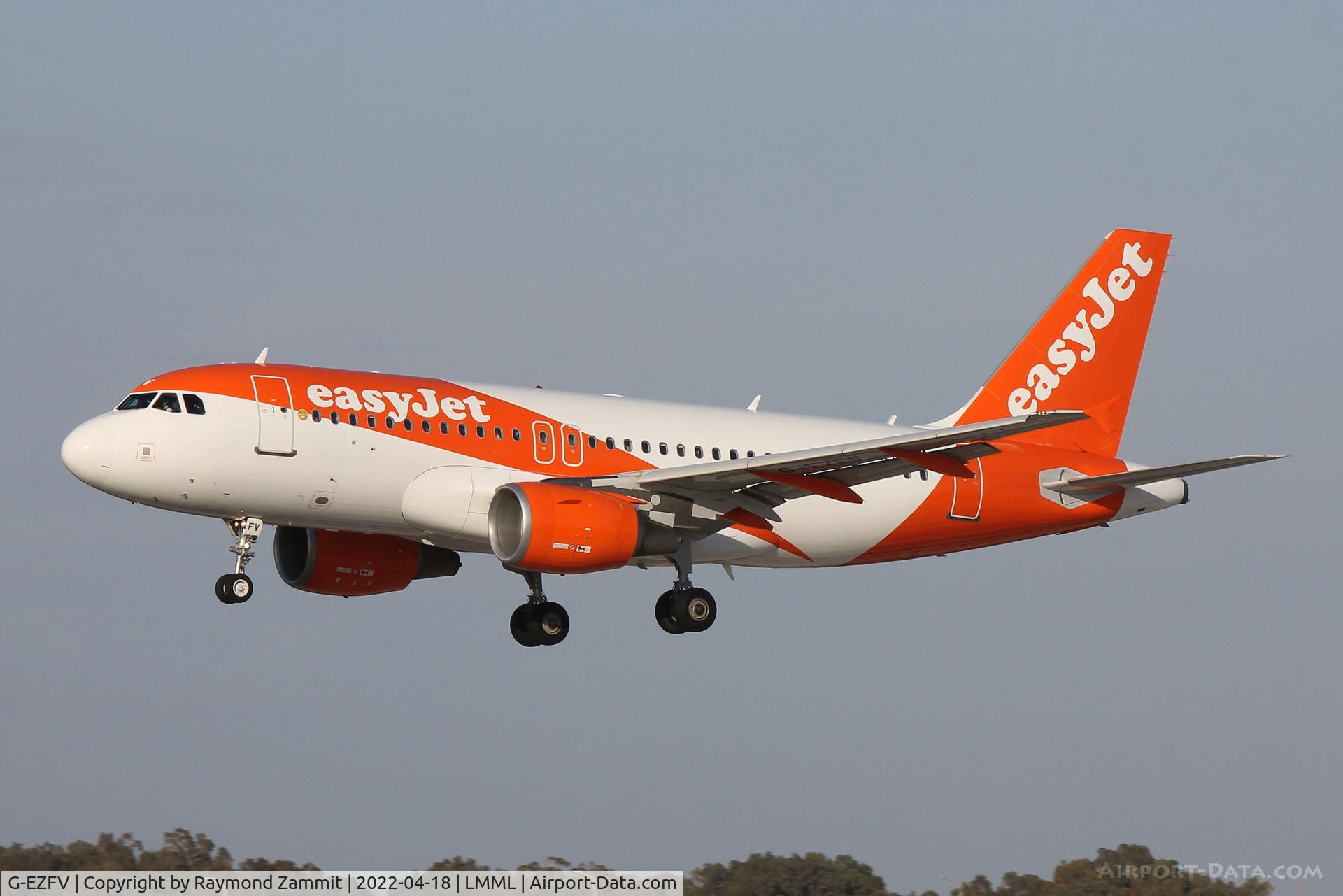 G-EZFV, 2010 Airbus A319-111 C/N 4327, A319 G-EZFV Easyjet