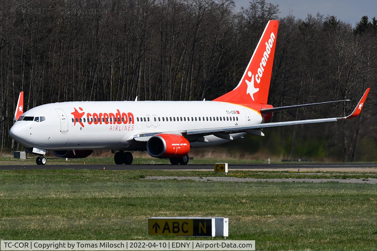 TC-COR, 2017 Boeing 737-800 C/N 42058, Outbound to Tirana