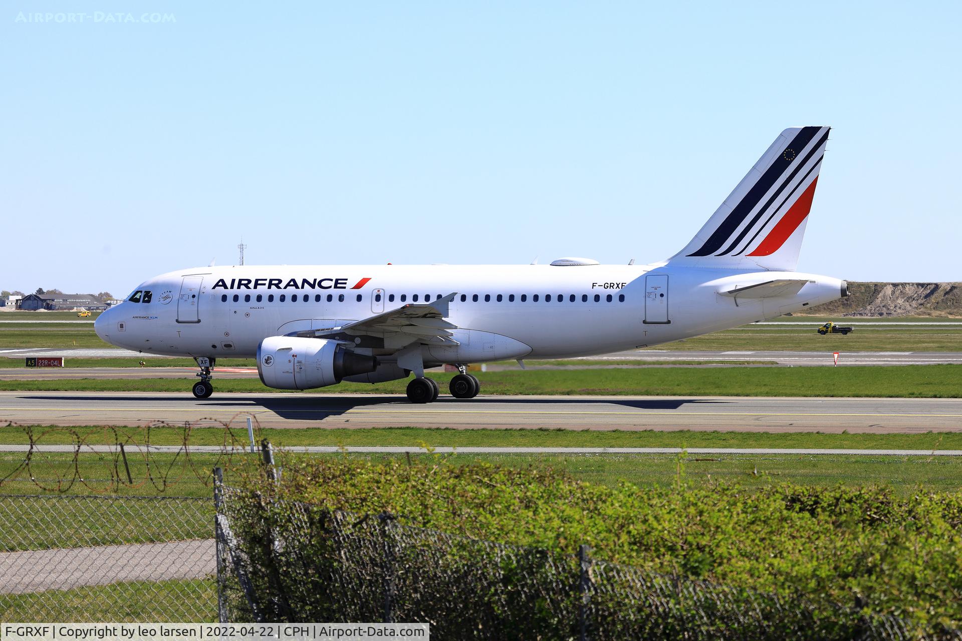 F-GRXF, 2003 Airbus A319-111 C/N 1938, Copenhagen22.4.2022