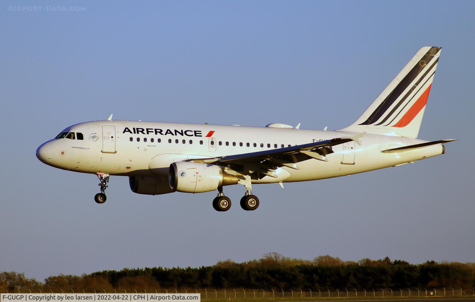 F-GUGP, 2006 Airbus A318-111 C/N 2967, Copenhagen 22.4.2022