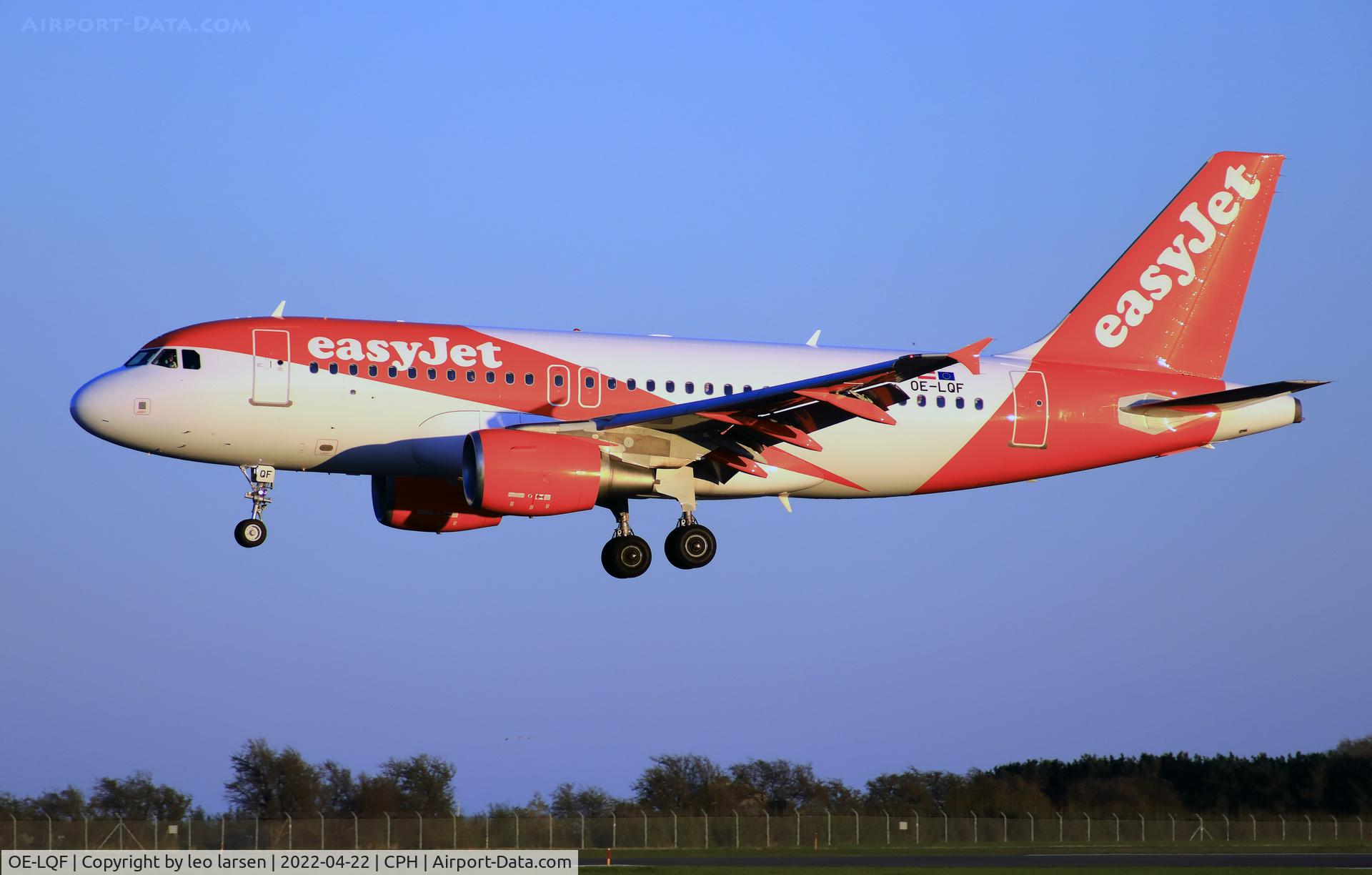OE-LQF, 2009 Airbus A319-111 C/N 3844, Copenhagen 22.4.2022