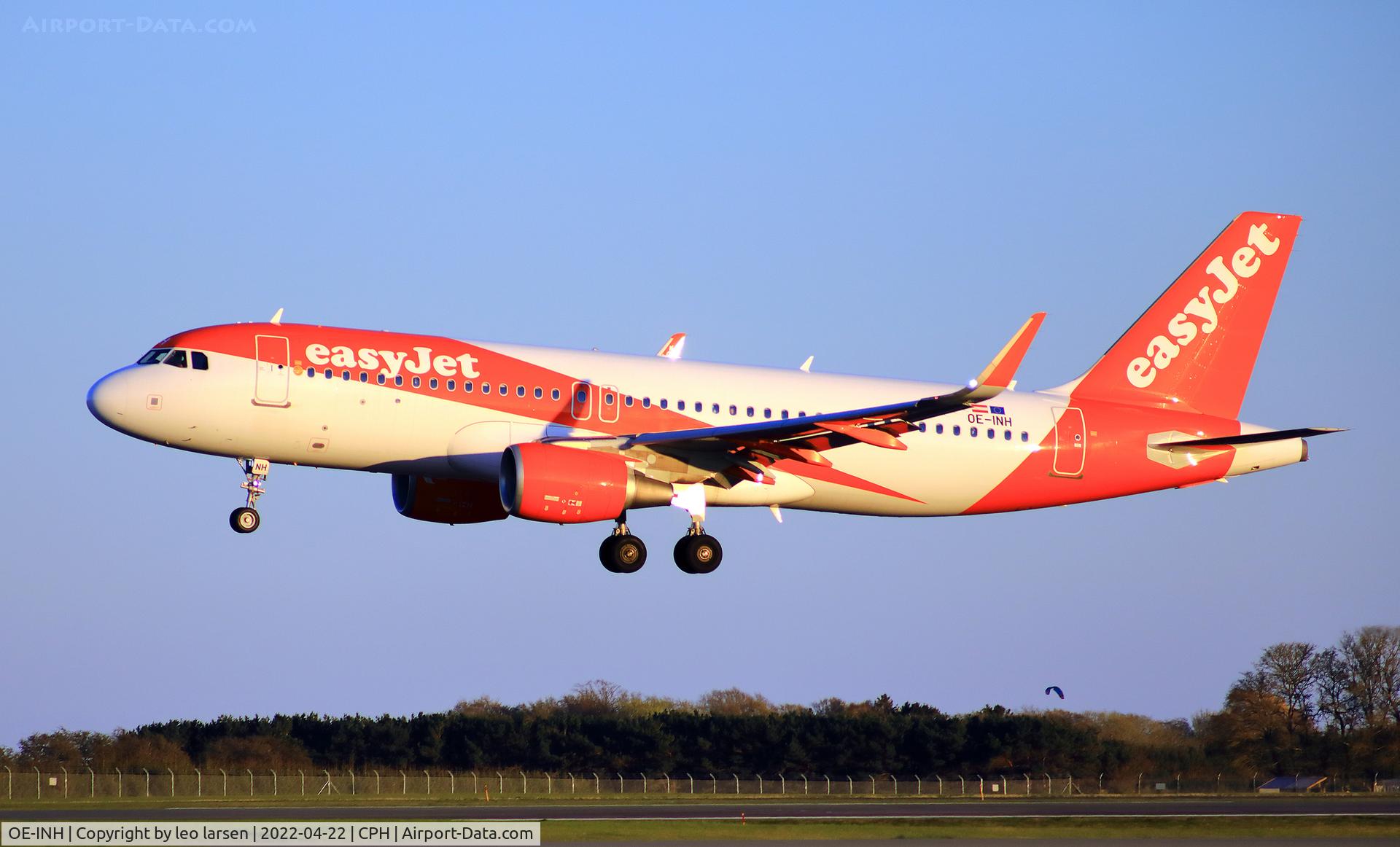 OE-INH, 2017 Airbus A320-214 C/N 7904, Copenhagen 22.4.2022