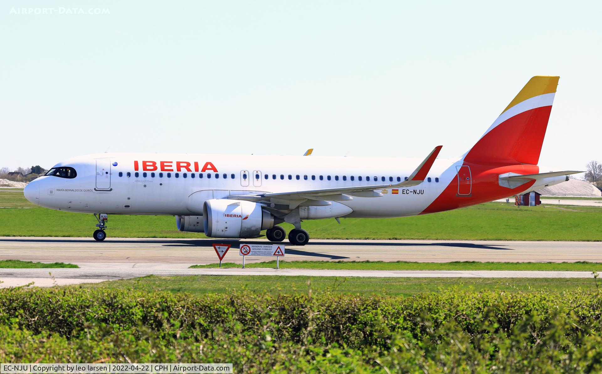 EC-NJU, 2020 Airbus A320-251N C/N 10065, Copenhagen 22.4.2022