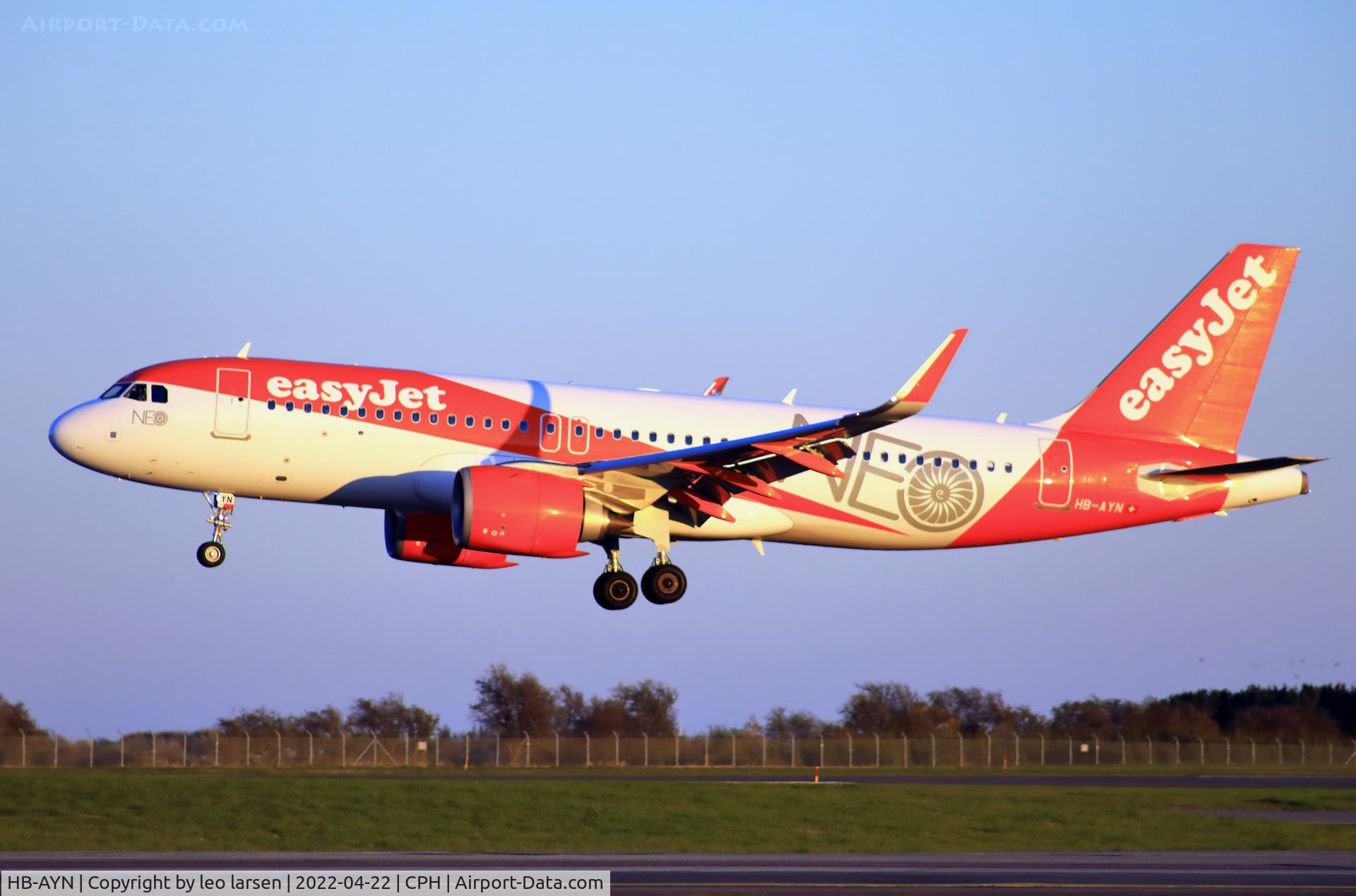HB-AYN, 2021 Airbus A320-251N C/N 10102, Copenhagen 22.4.2022