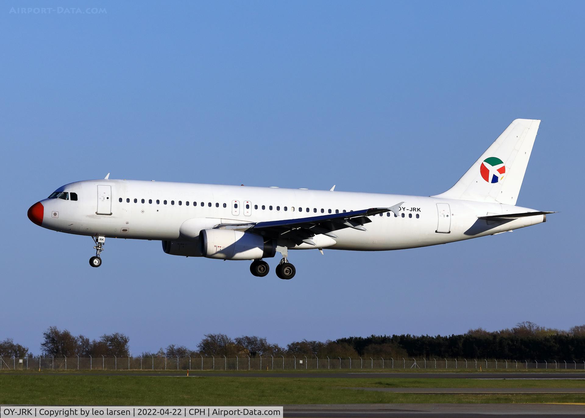 OY-JRK, 1993 Airbus A320-231 C/N 444, Copenhagen 22.4.2022