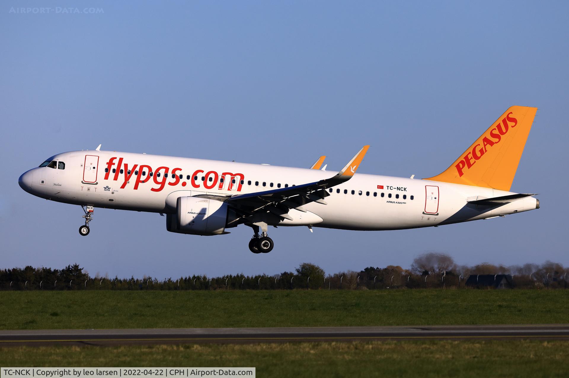 TC-NCK, 2020 Airbus A320-251N C/N 9393, Copenhagen 22.4.2022