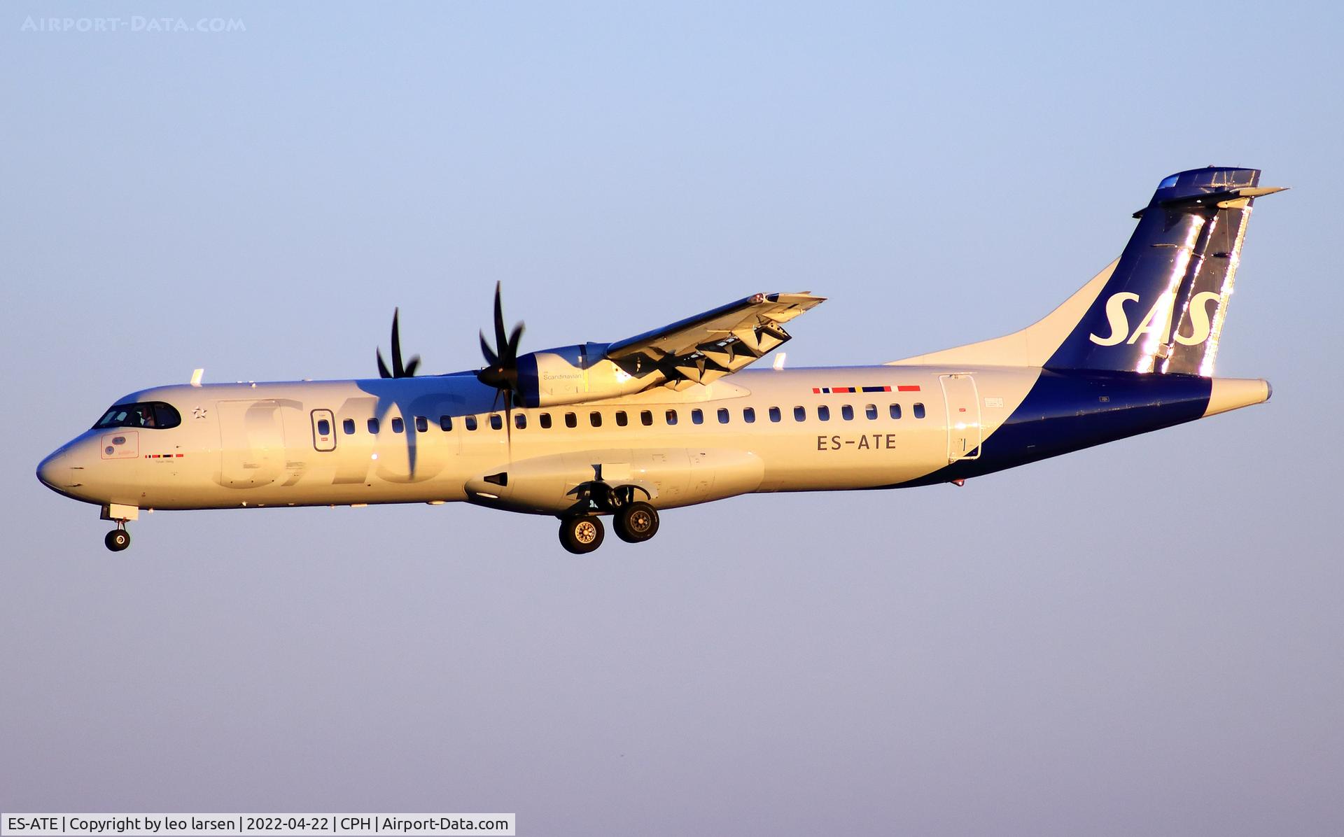 ES-ATE, 2013 ATR 72-600 (72-212A) C/N 1120, Copenhagen 22.4.2022 L/D R-04L
