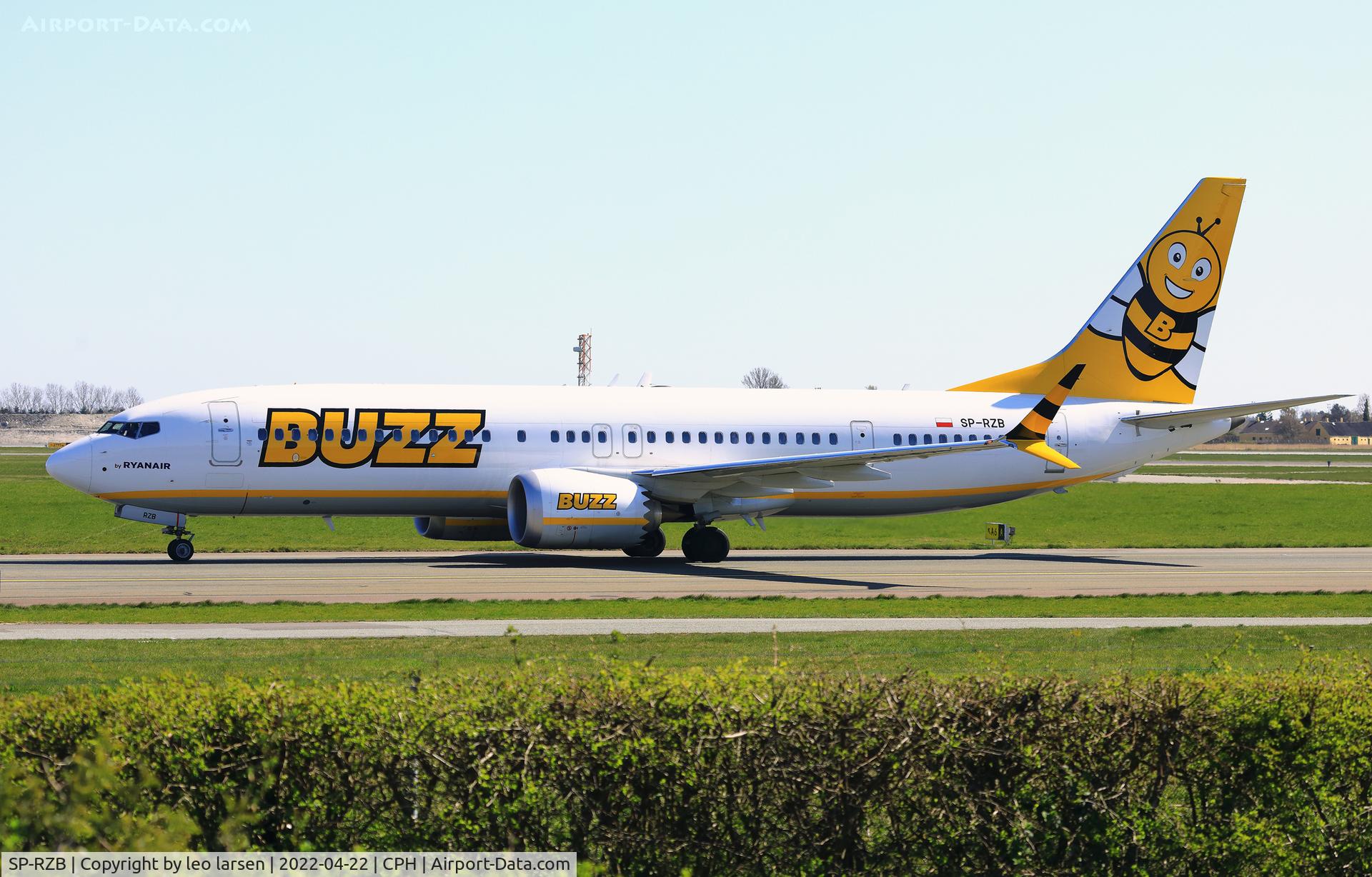 SP-RZB, 2019 Boeing 737-8-200 MAX C/N 62313, Copenhagen 22.4.2022