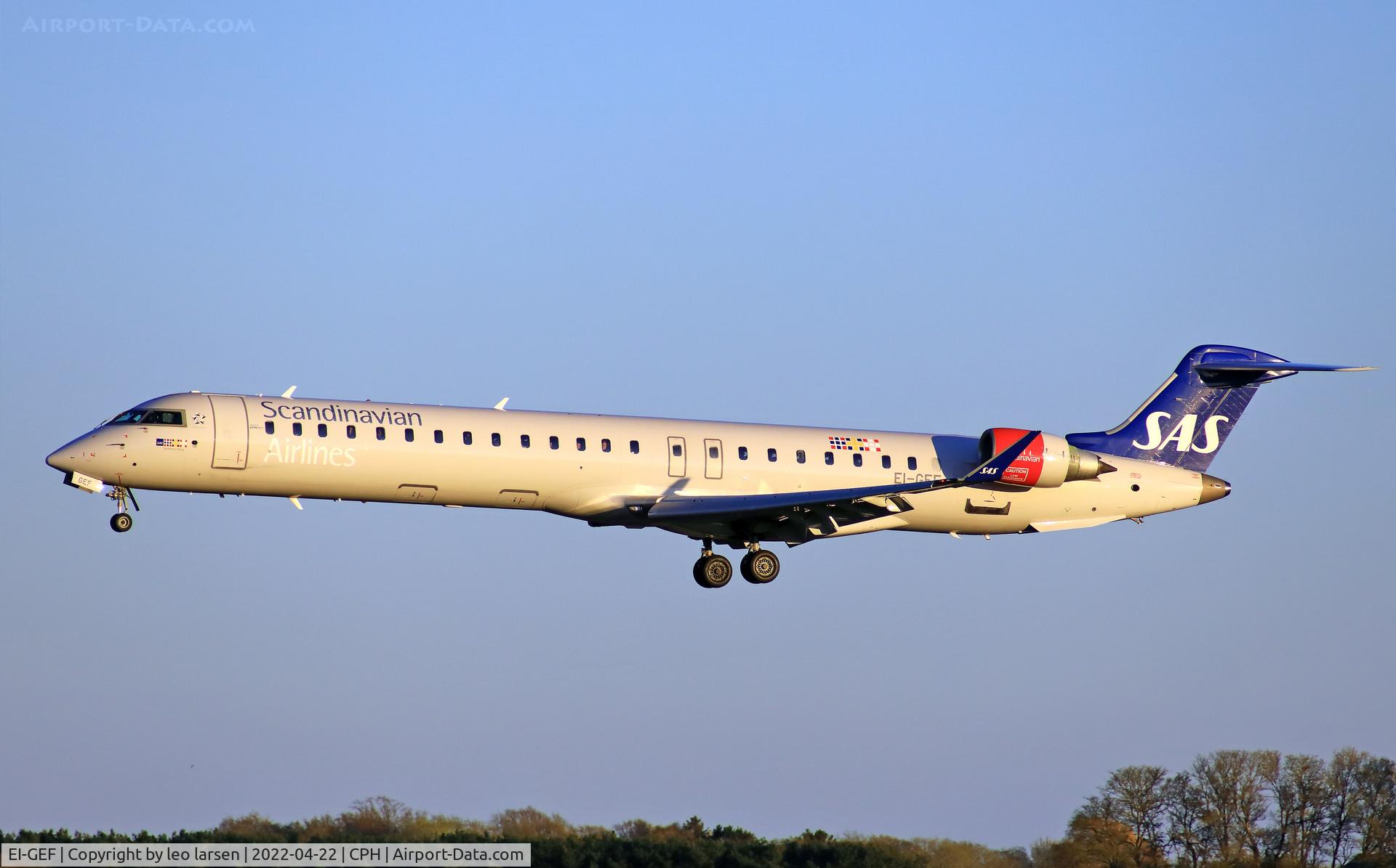 EI-GEF, 2009 Bombardier CRJ-900 (CL-600-2D24) C/N 15244, Copenhagen 22.4.2022
