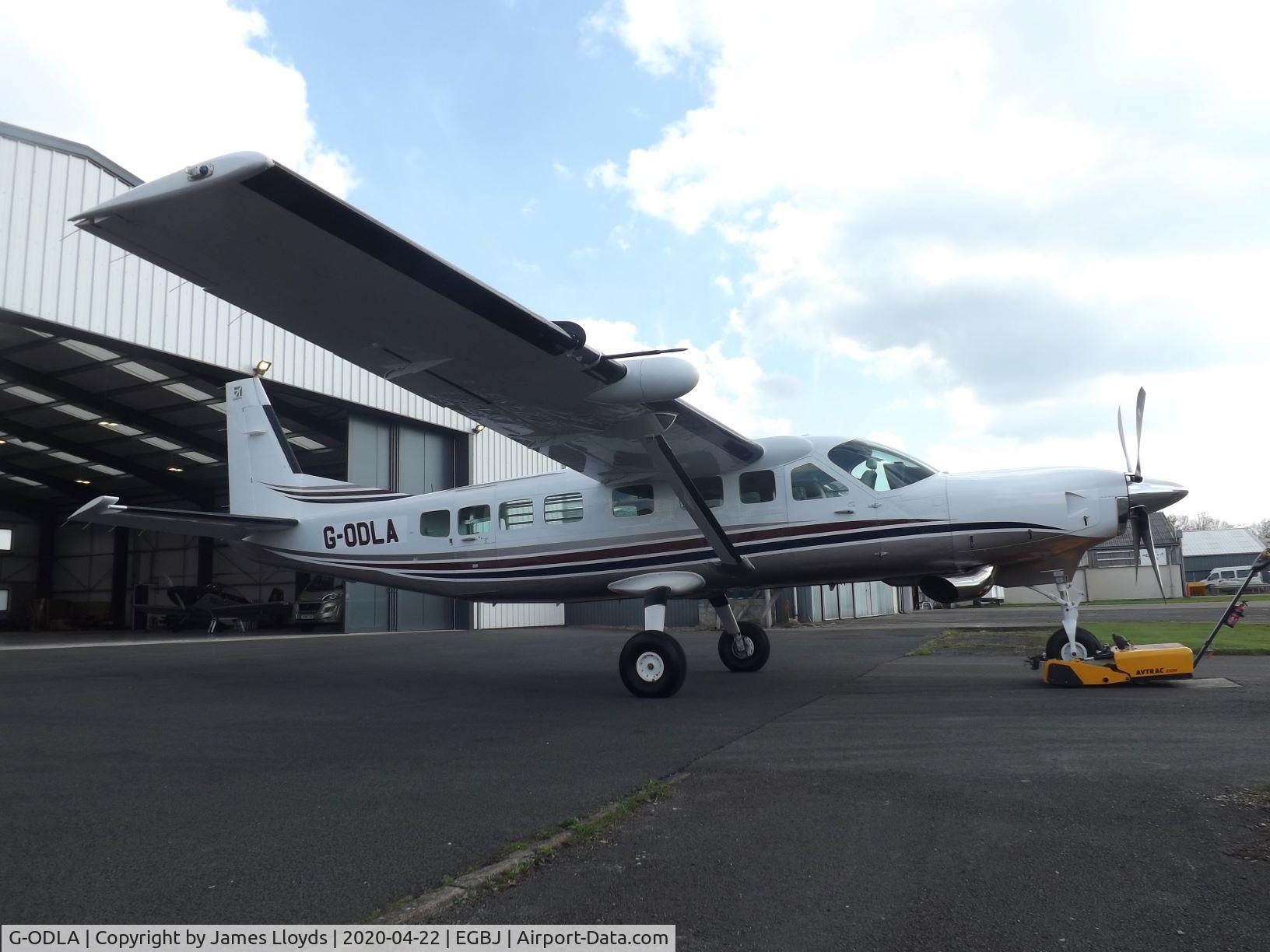 G-ODLA, 2003 Cessna 208B Grand Caravan C/N 208B1032, Parked up at Gloucestershire Airport.