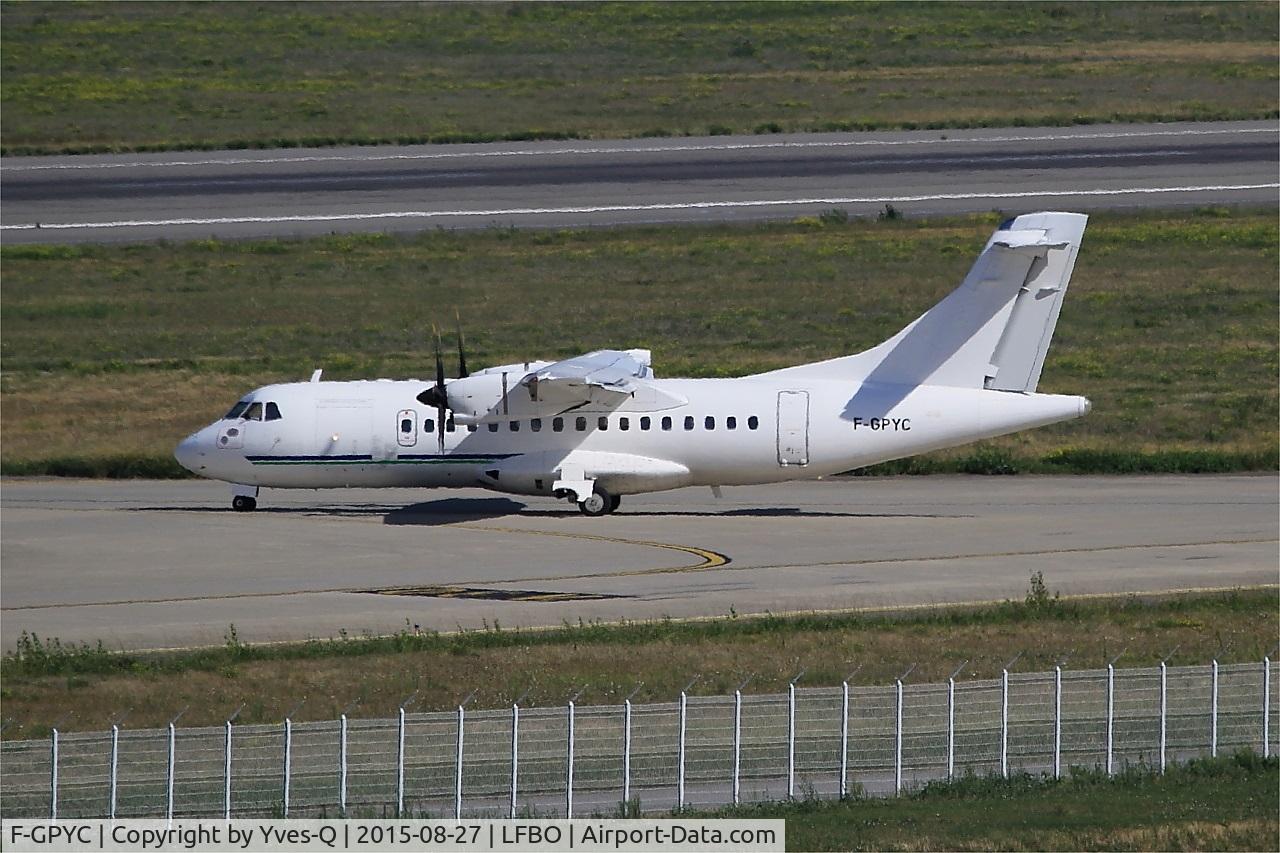 F-GPYC, 1996 ATR 42-500 C/N 484, ATR 42-500, Taxiing, Toulouse Blagnac Airport (LFBO-TLS)