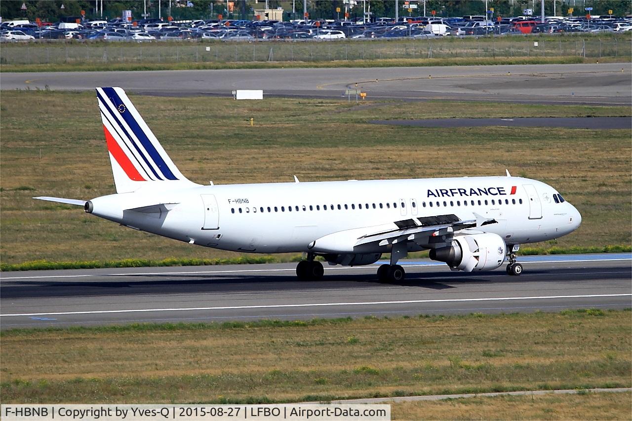 F-HBNB, 2010 Airbus A320-214 C/N 4402, Airbus A320-214, Landing rwy 14R, Toulouse-Blagnac airport (LFBO-TLS)