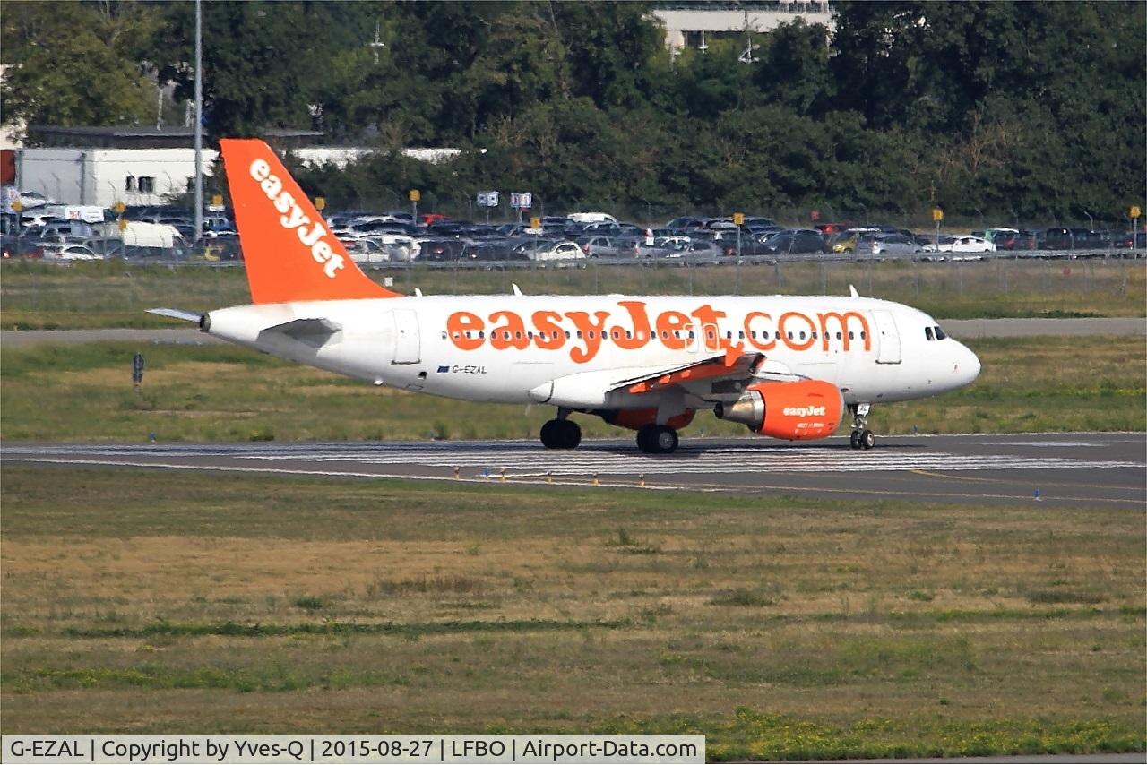 G-EZAL, 2006 Airbus A319-111 C/N 2754, Airbus A319-111, Lining up rwy 14L, Toulouse-Blagnac airport (LFBO-TLS)