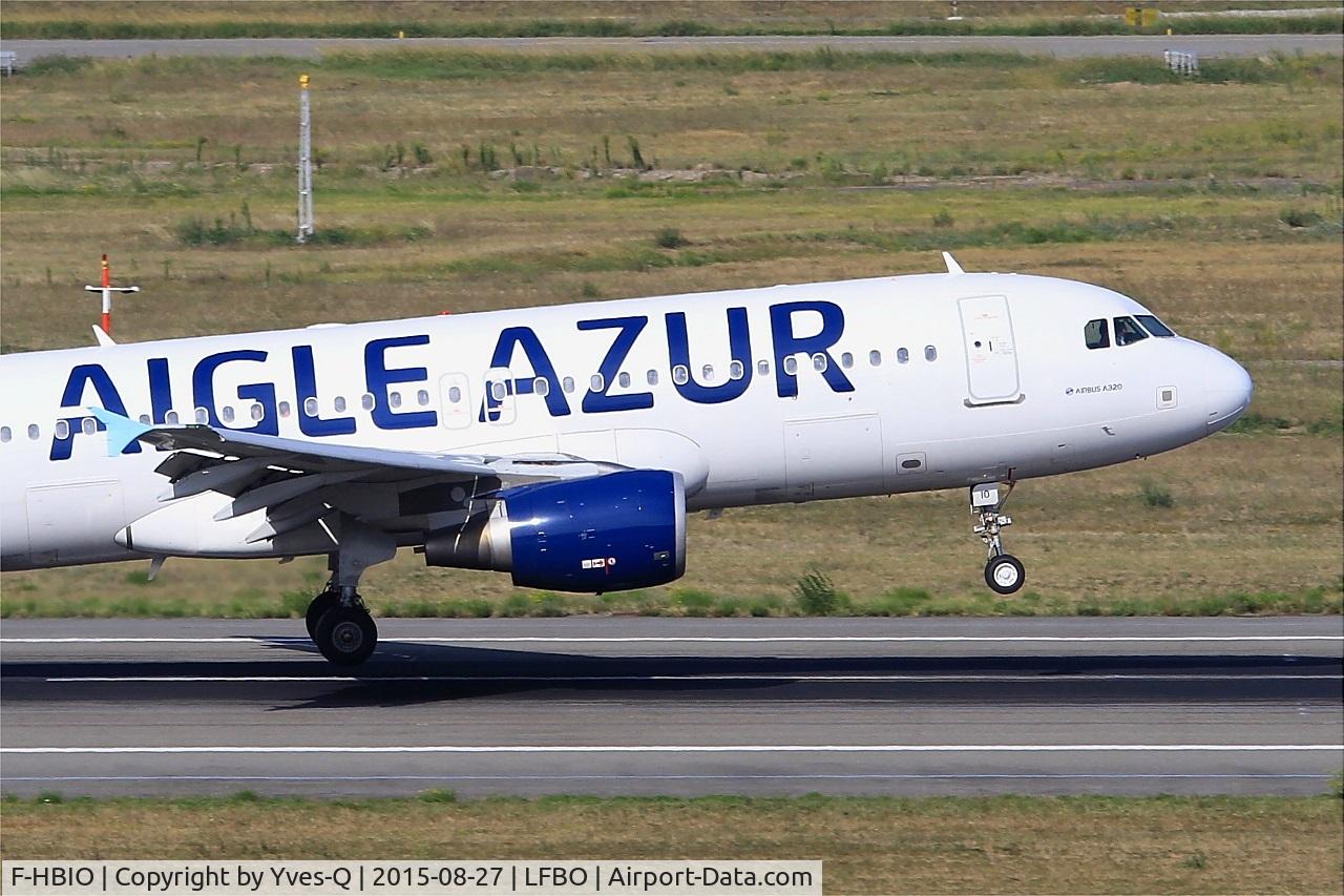 F-HBIO, 2007 Airbus A320-214 C/N 3242, Airbus A320-214, Landing rwy 14R, Toulouse-Blagnac Airport (LFBO-TLS)