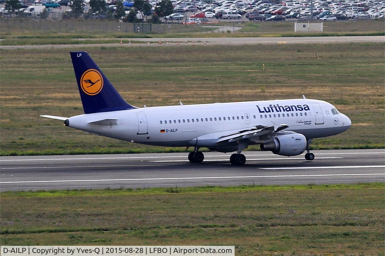 D-AILP, 1997 Airbus A319-114 C/N 717, Airbus A319-114, Landing rwy 14R, Toulouse-Blagnac Airport (LFBO-TLS)