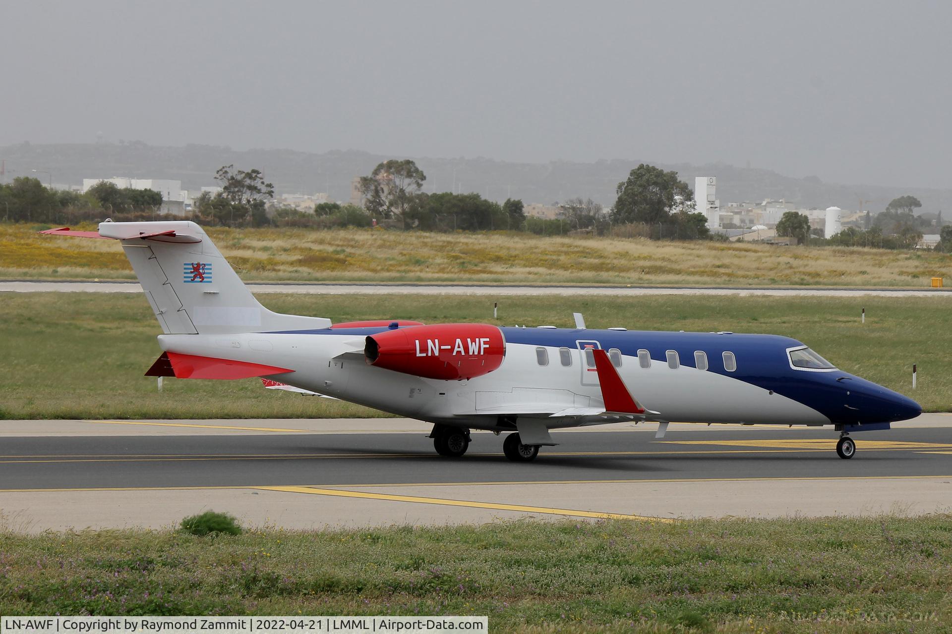 LN-AWF, 2006 Learjet 45 C/N 45-308, Learjet45 LN-AWF Aircraft Lease Incorporation