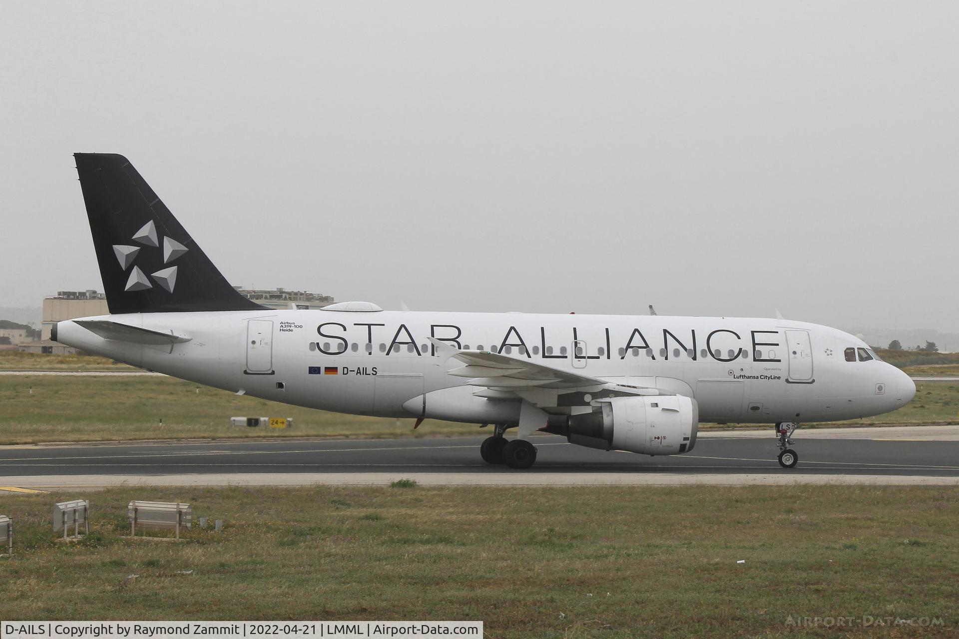 D-AILS, 1997 Airbus A319-114 C/N 729, A319 D-AILS Lufthansa Star Alliance