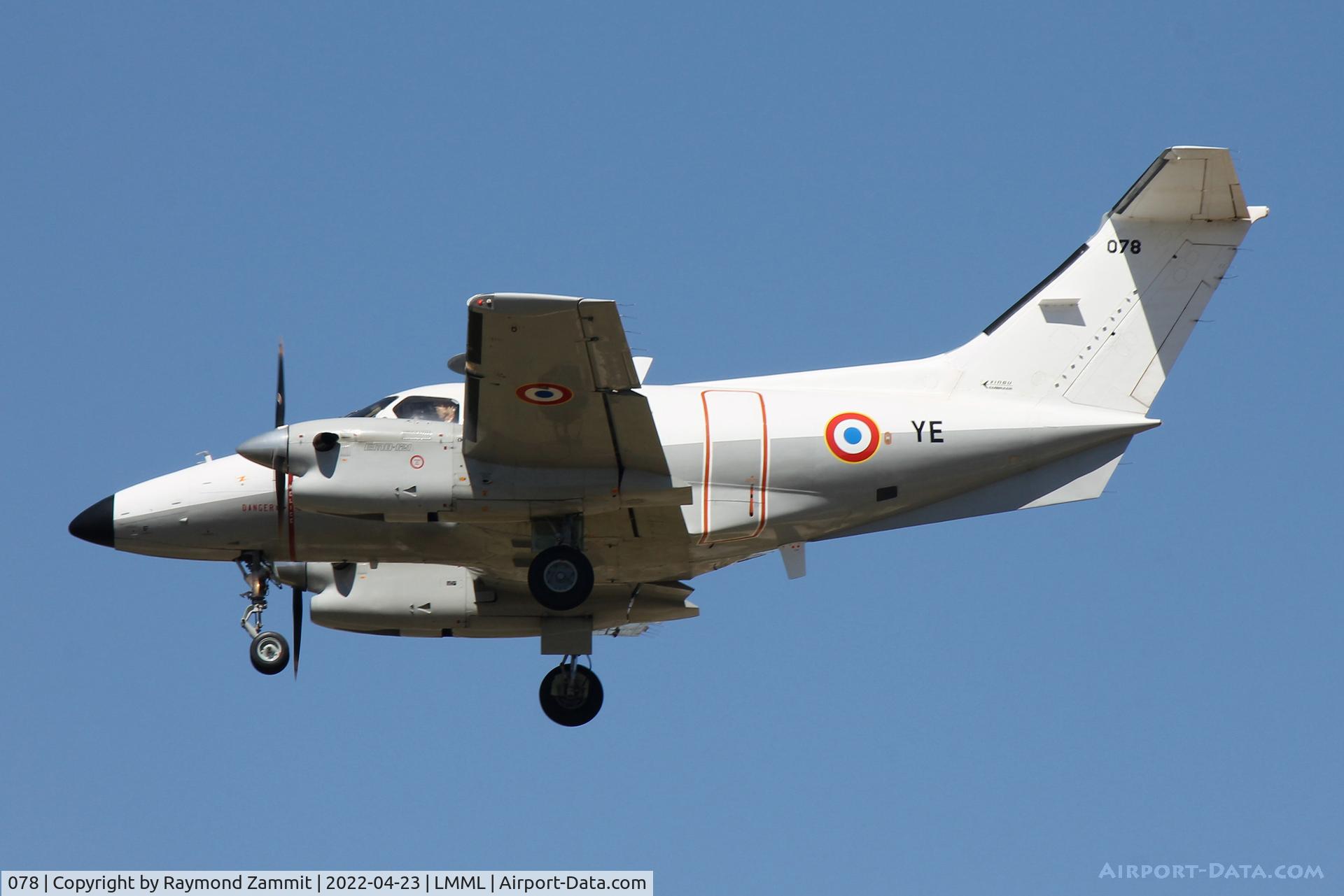 078, Embraer EMB-121AA Xingu C/N 121078, Embraer EMB-121 Xingu 078/YE French Air Force