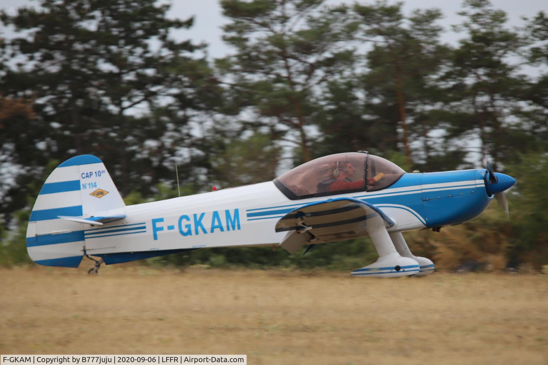 F-GKAM, Mudry CAP-10B C/N 114, at Bar-sur-Seine