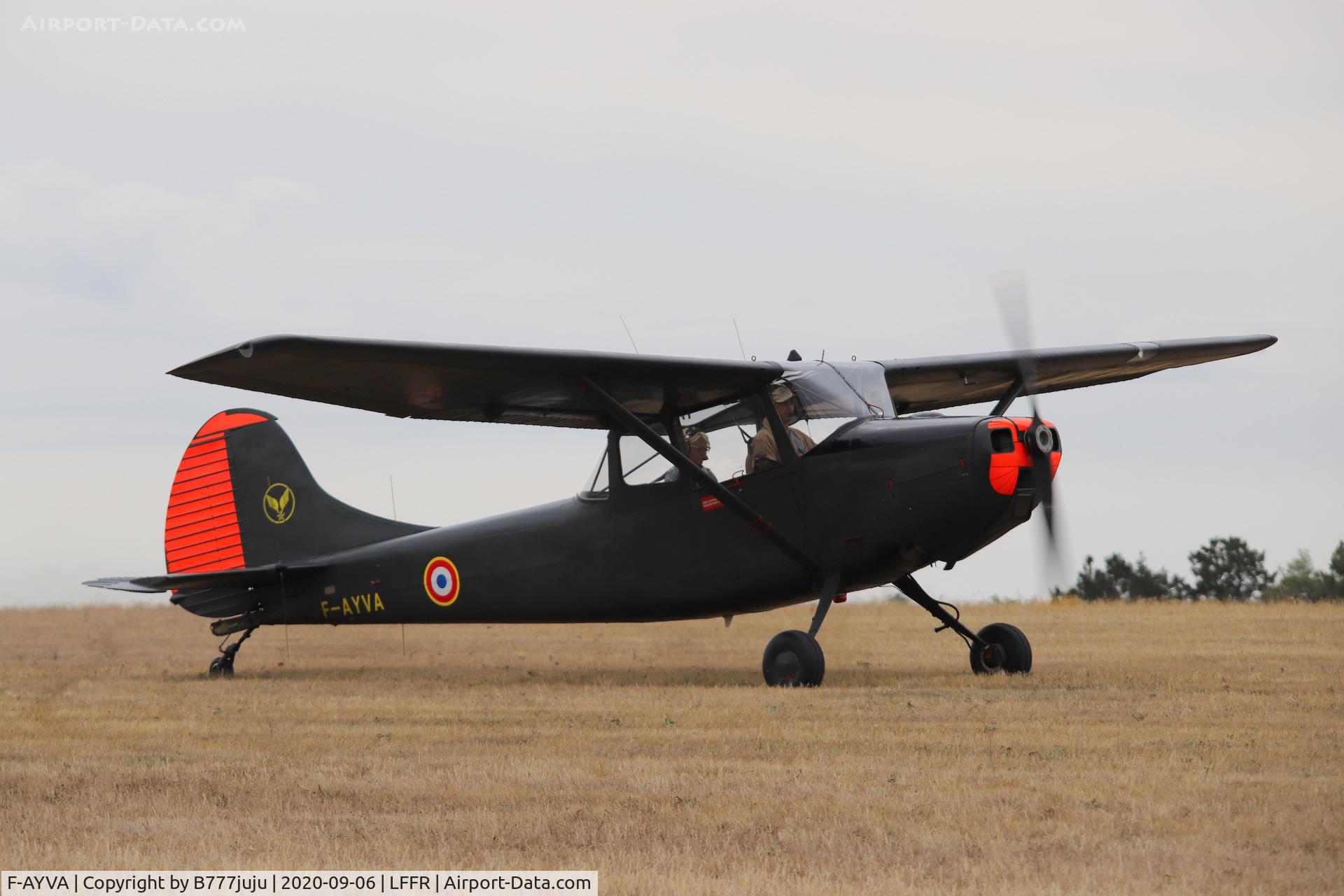 F-AYVA, Cessna L-19E Bird Dog Bird Dog C/N 24522, at Bar-sur-Seine