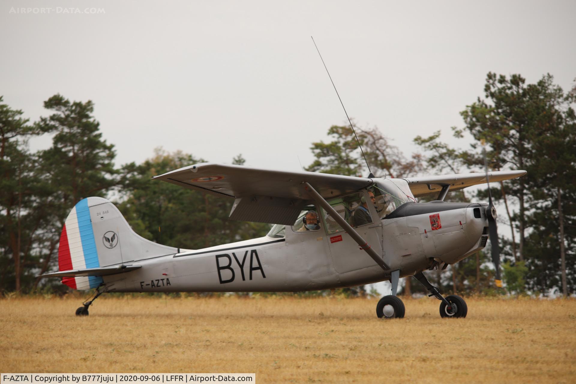 F-AZTA, 1957 Cessna O-1A Bird Dog C/N 24545, at Bar-sur-Seine