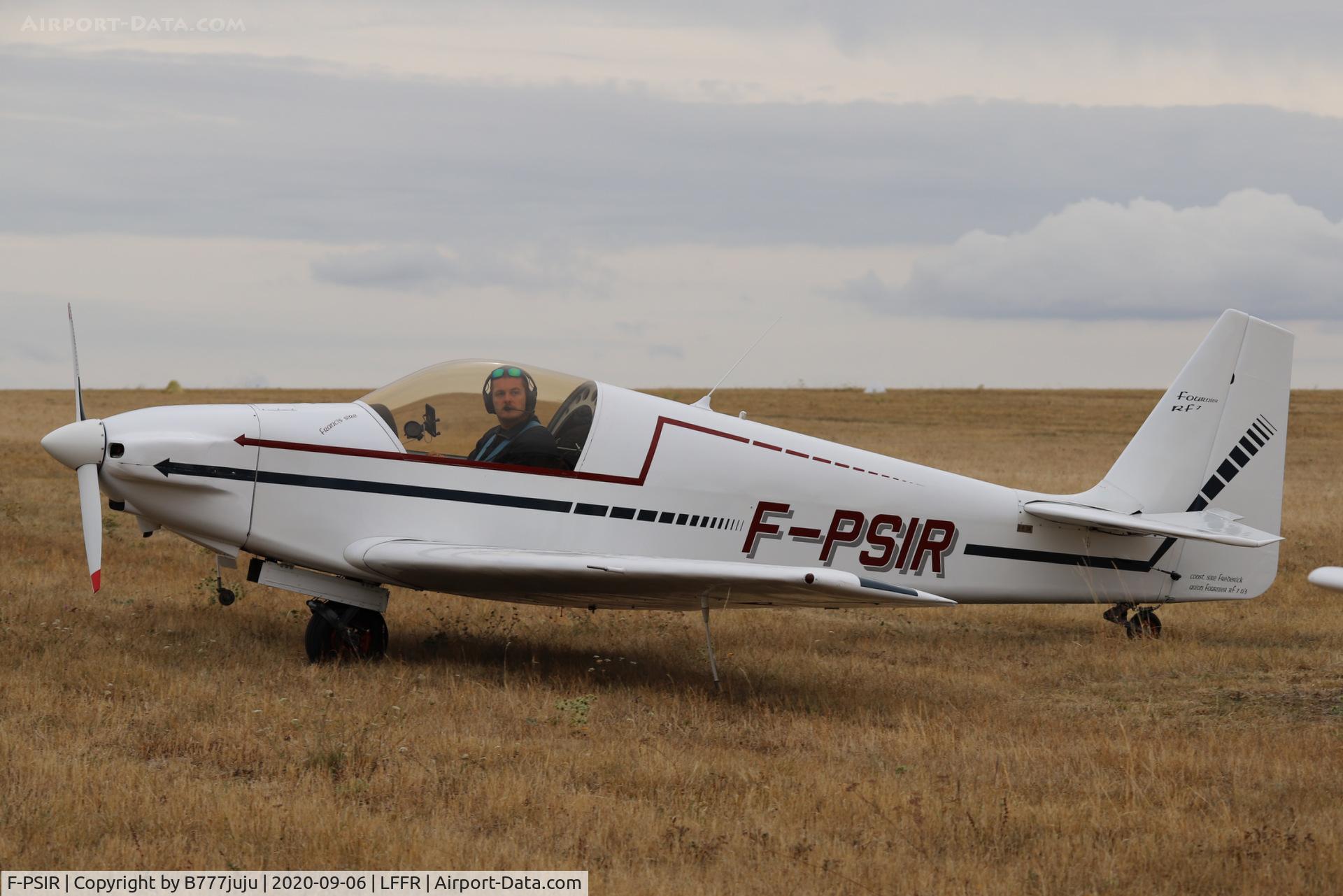 F-PSIR, Fournier RF-7 C/N 03, at Bar-sur-Seine