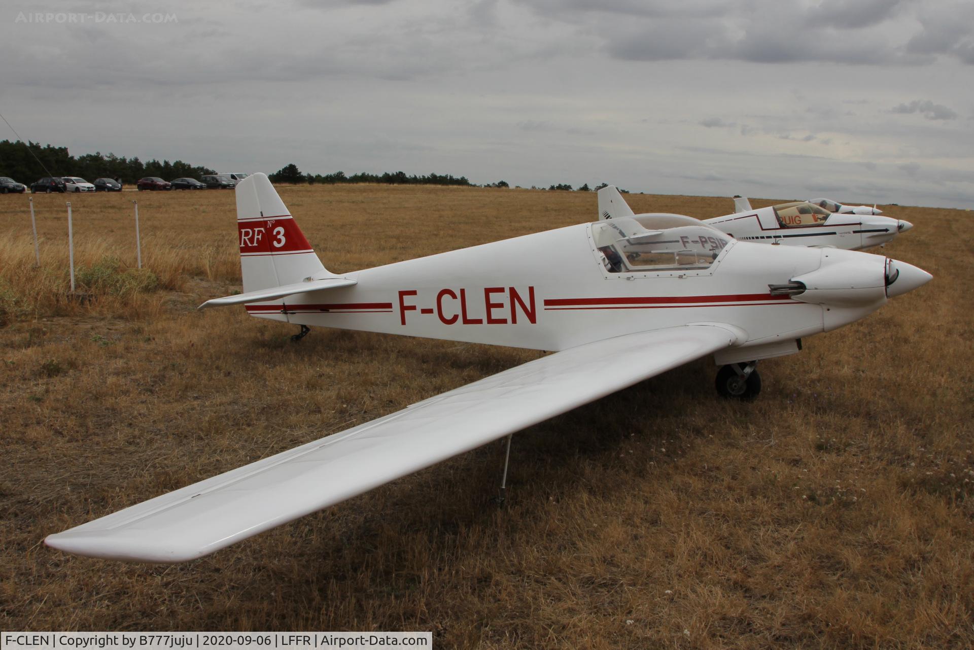 F-CLEN, Fournier RF-3 C/N 3, at Bar-sur-Seine