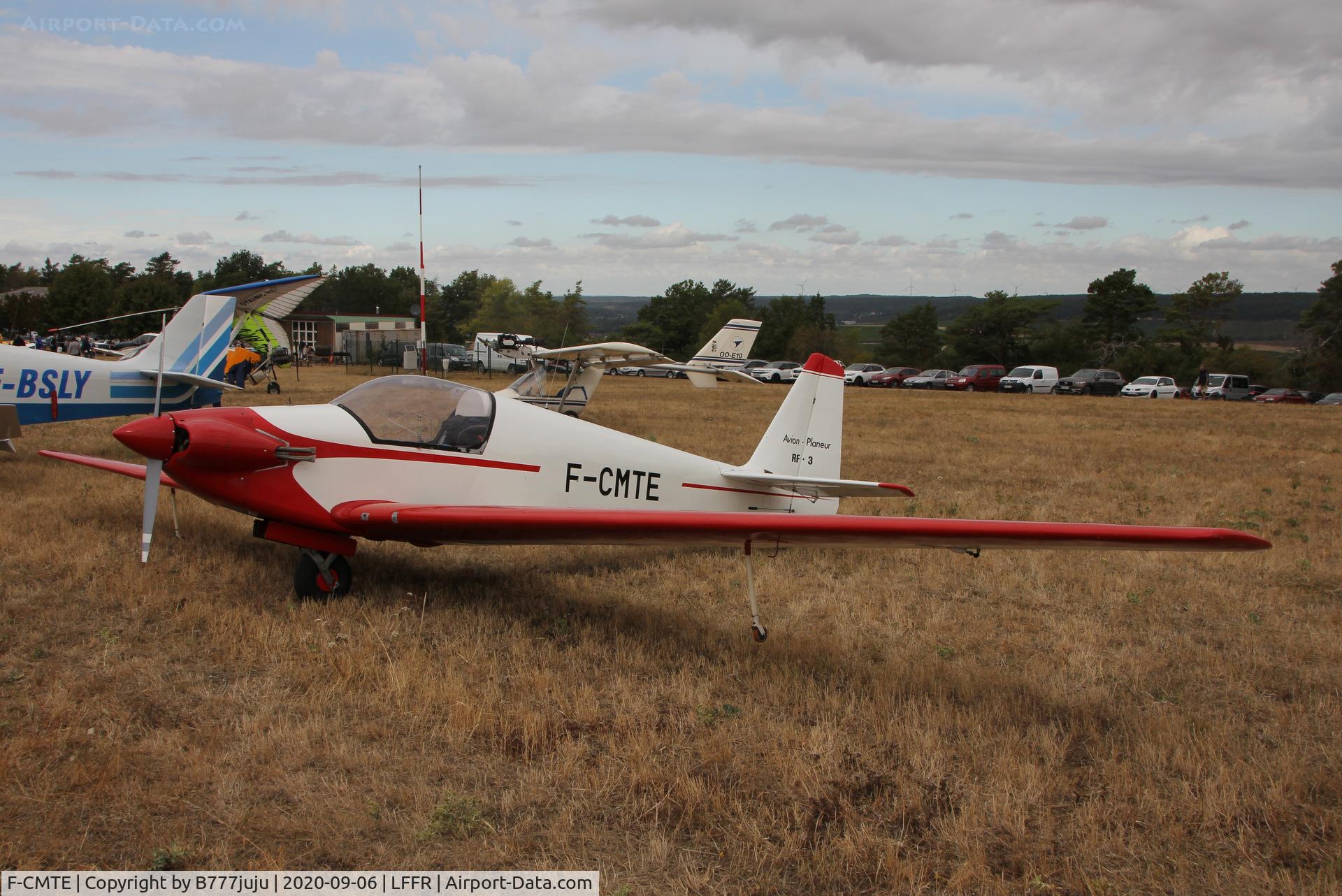 F-CMTE, Alpavia Fournier RF-3 C/N 60, at Bar-sur-Seine