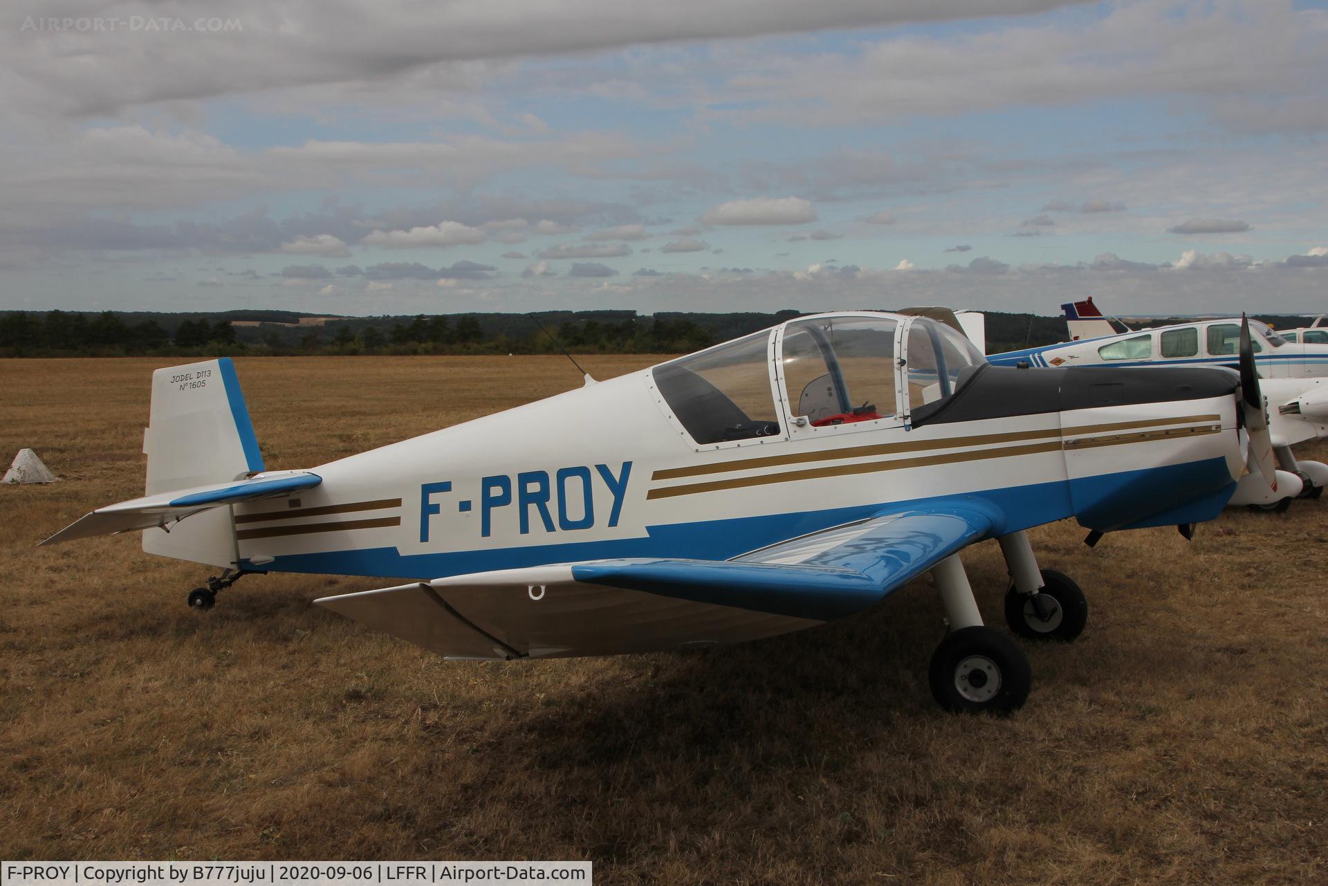 F-PROY, 1992 Jodel D-113 C/N 1605, at Bar-sur-Seine