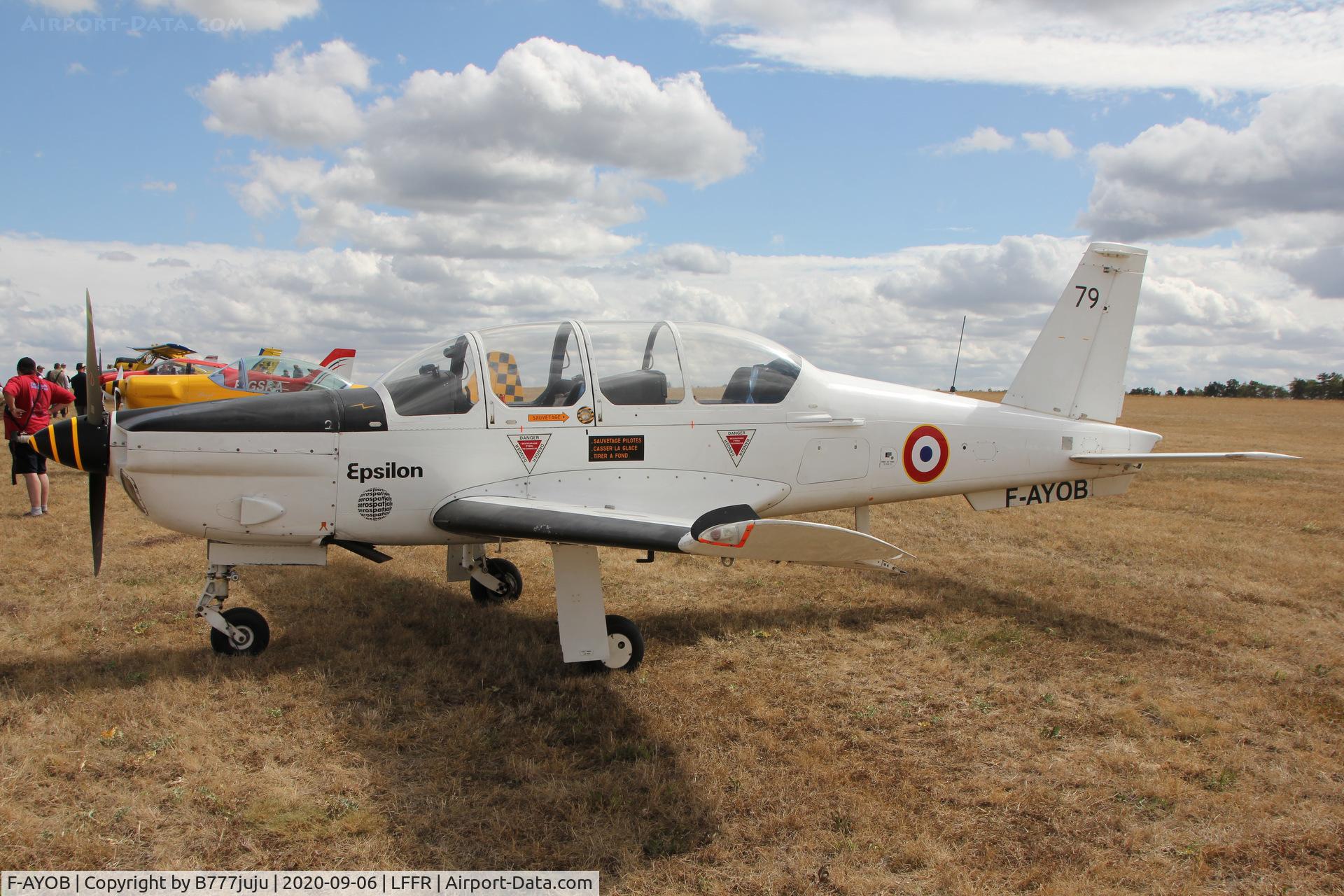 F-AYOB, Socata TB-30 Epsilon C/N 79, at Bar-sur-Seine
