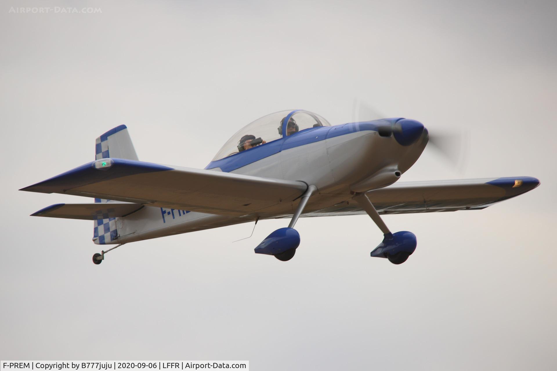 F-PREM, Vans RV-8 C/N 82956, at Bar-sur-Seine