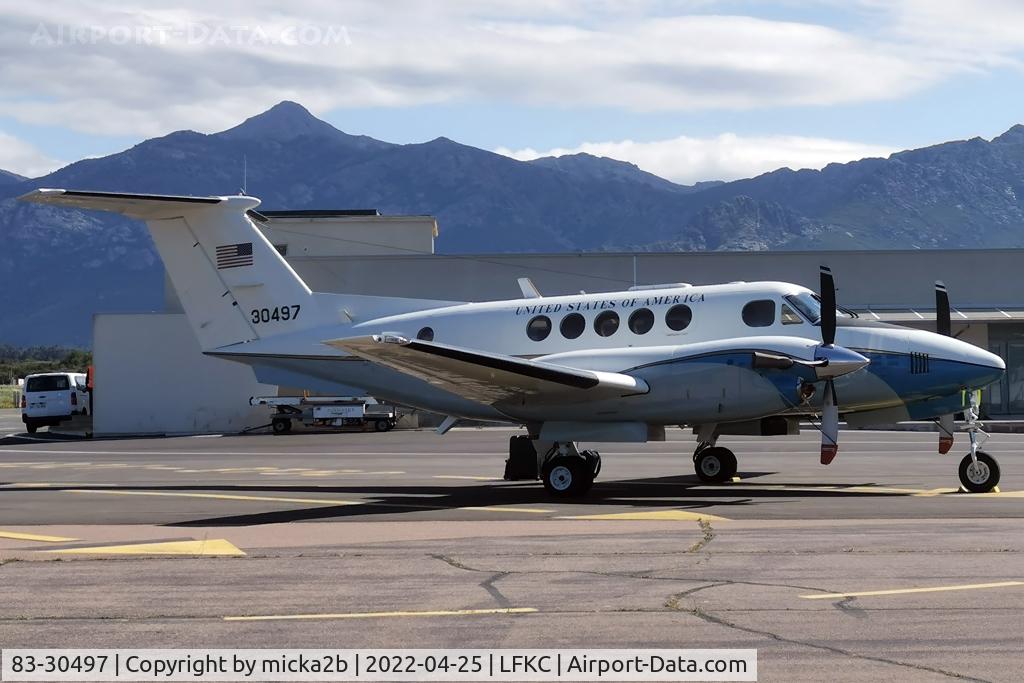 83-30497, 1983 Beech C-12D Huron C/N BP-43, Parked