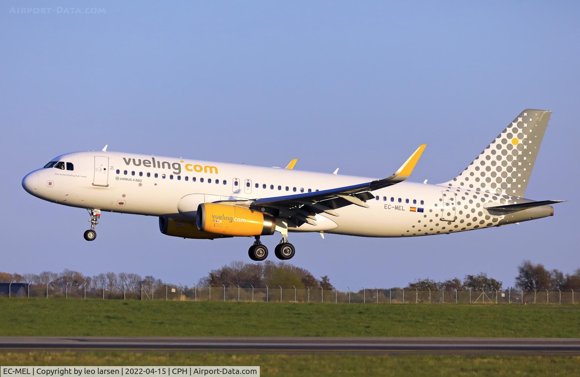 EC-MEL, 2015 Airbus A320-232 C/N 6450, Copenhagen 25.4.2022