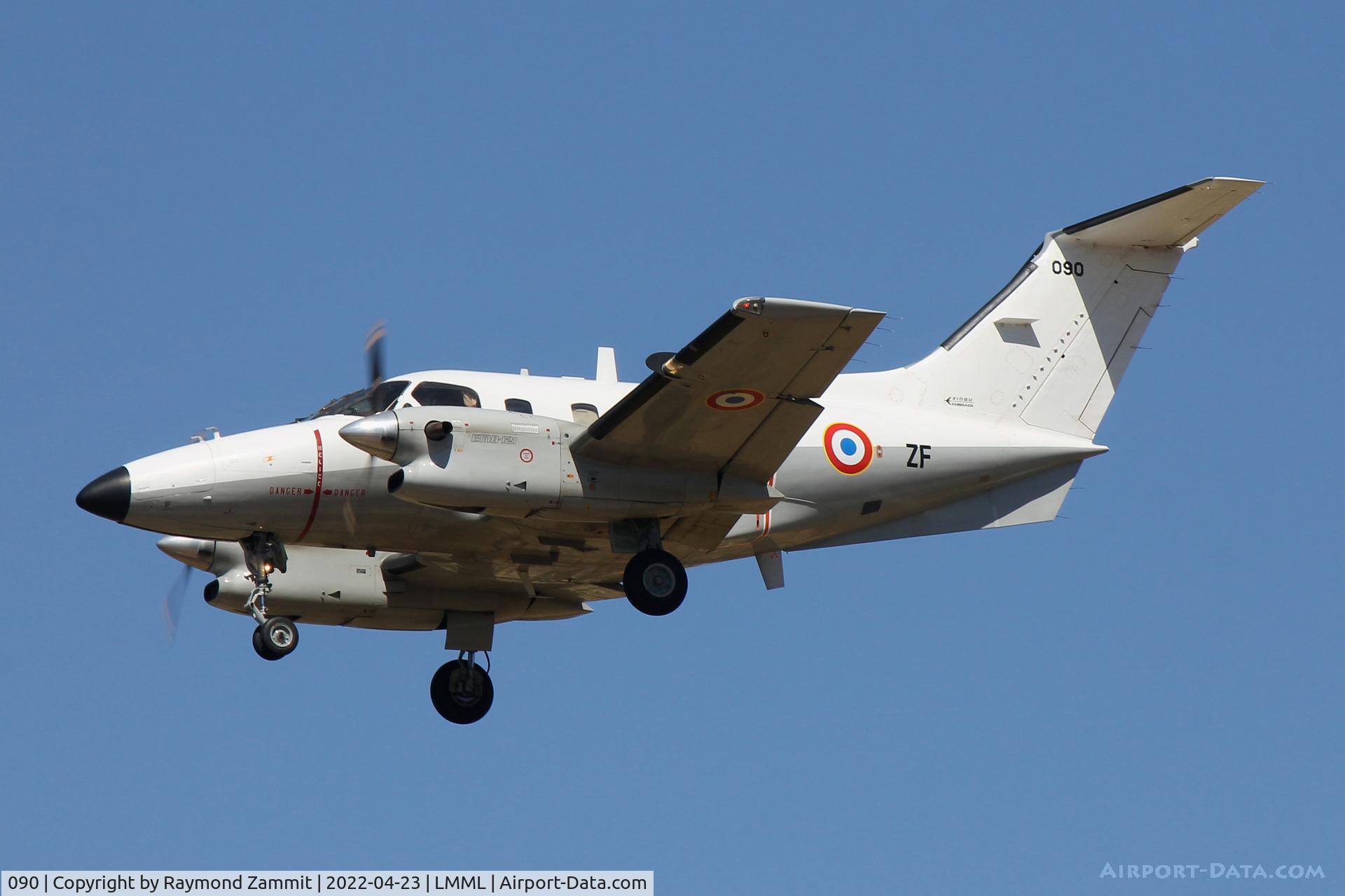 090, Embraer EMB-121AA Xingu C/N 121090, Embraer EMB-121 Xingu 090/XF French Air Force