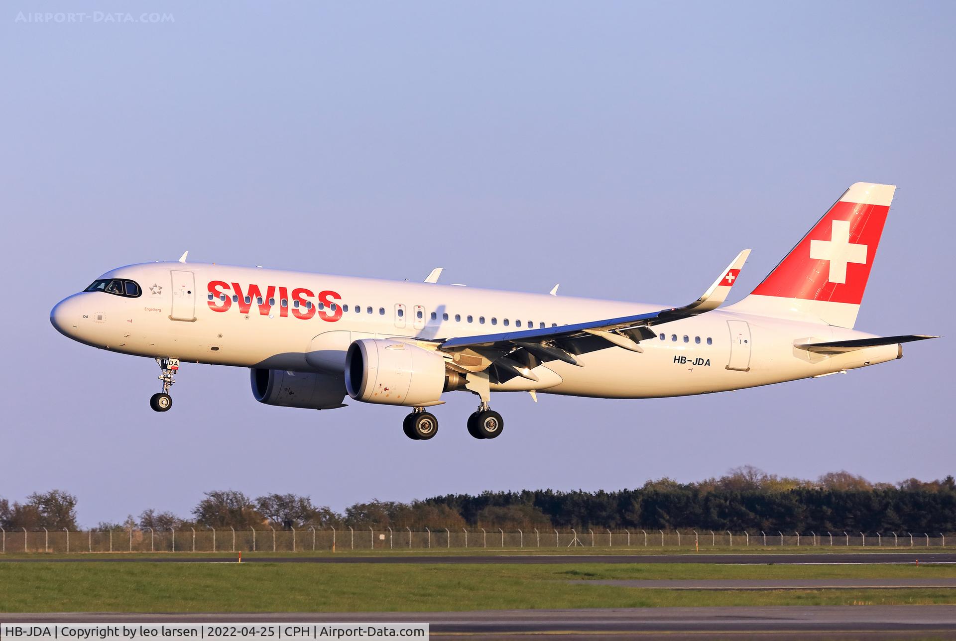 HB-JDA, 2020 Airbus A320-271N C/N 9246, Copenhagen 25.4.2022