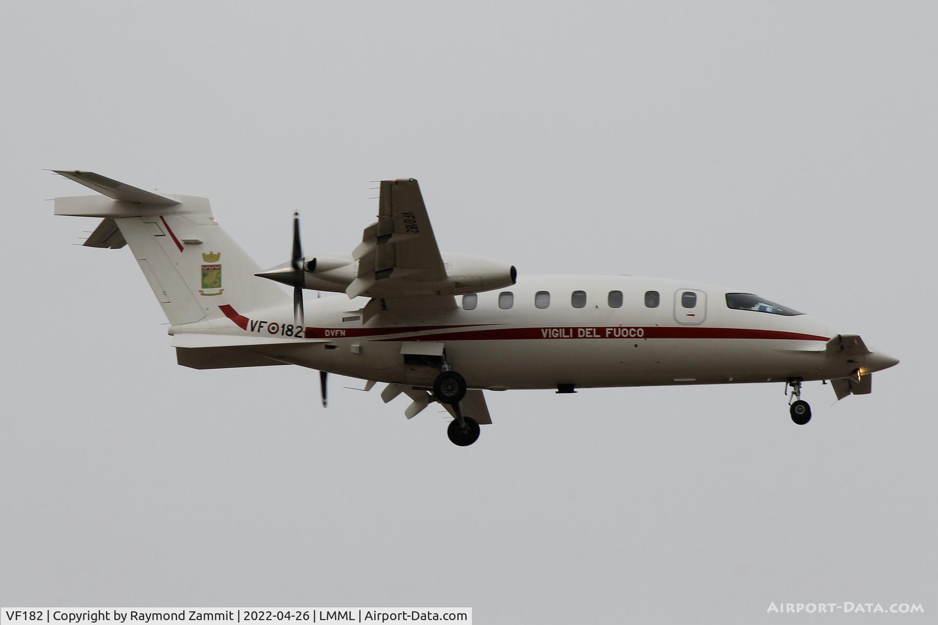 VF182, 2007 Piaggio P-180 Avanti II C/N 1142, Piaggio P-180 Avanti VF-182 Italian Vigili del Fuoco