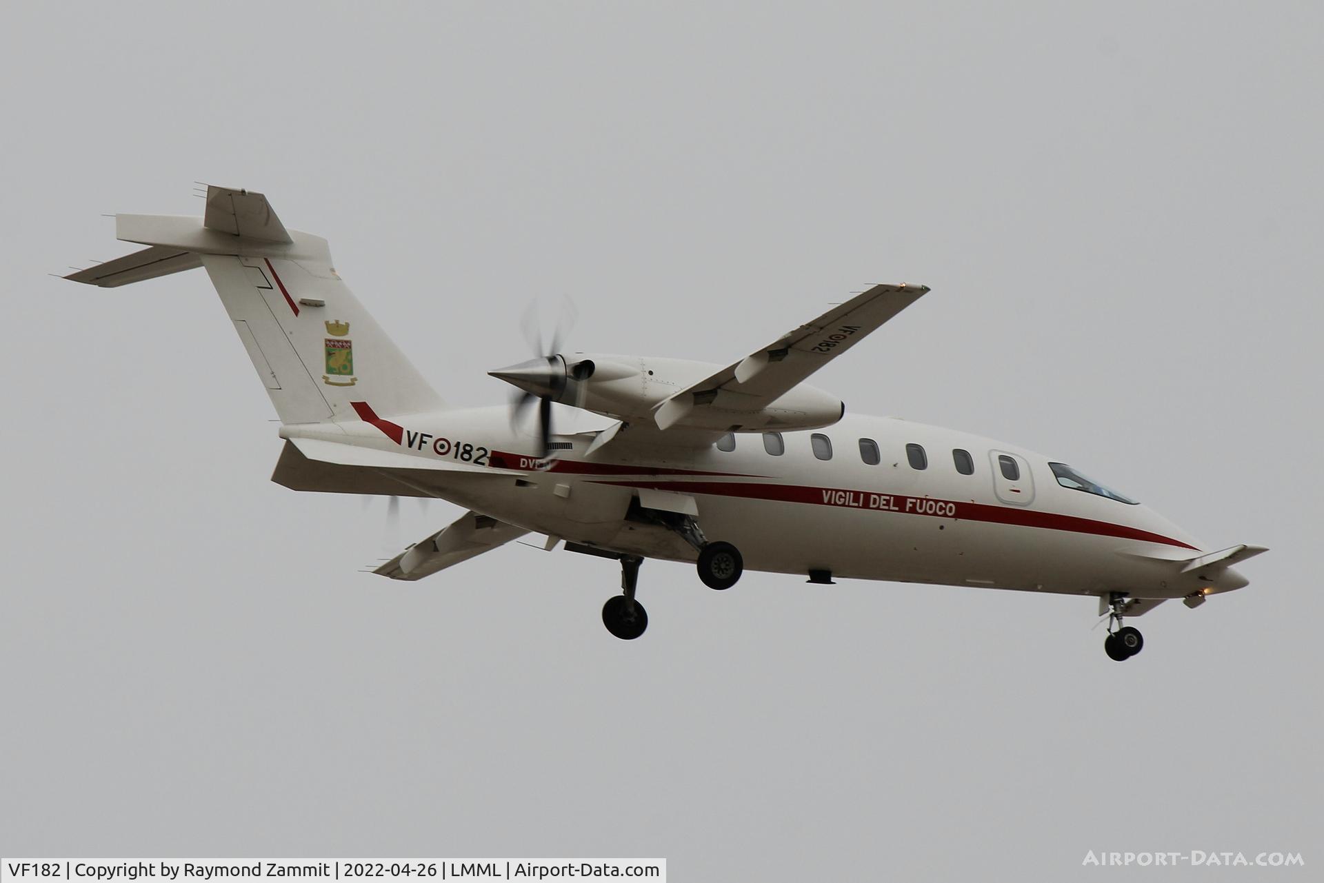 VF182, 2007 Piaggio P-180 Avanti II C/N 1142, Piaggio P-180 Avanti VF-182 Italian Vigili del Fuoco
